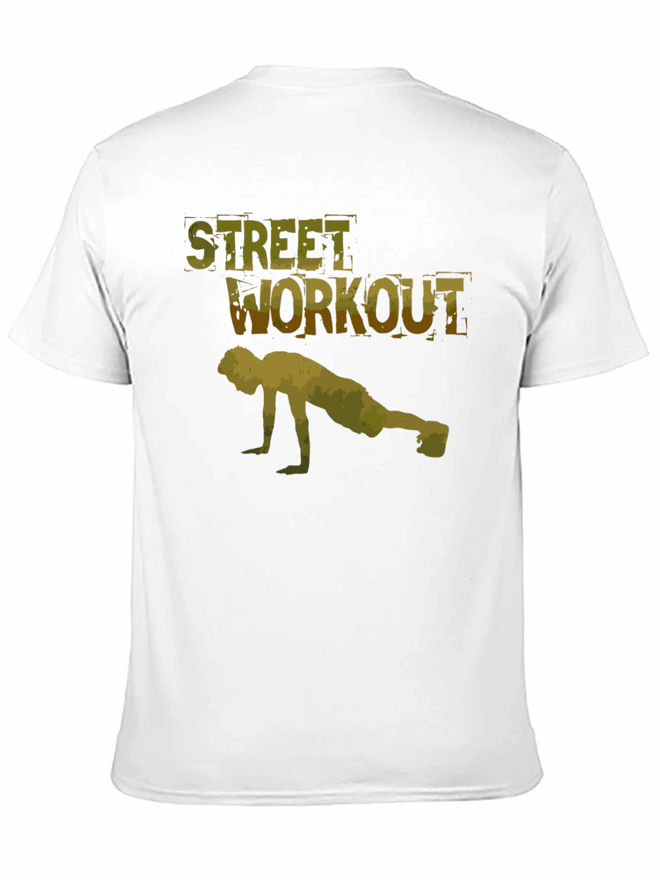 Street Workout Black T-Shirt for Men