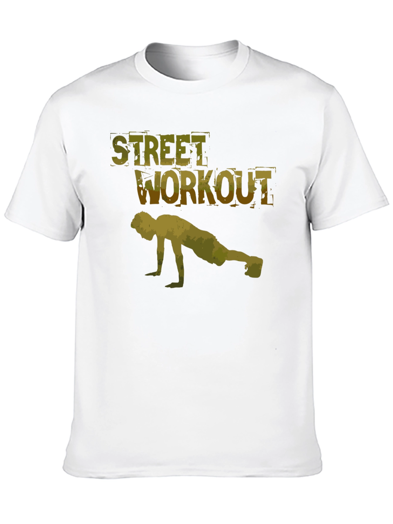 Street Workout Black T-Shirt for Men