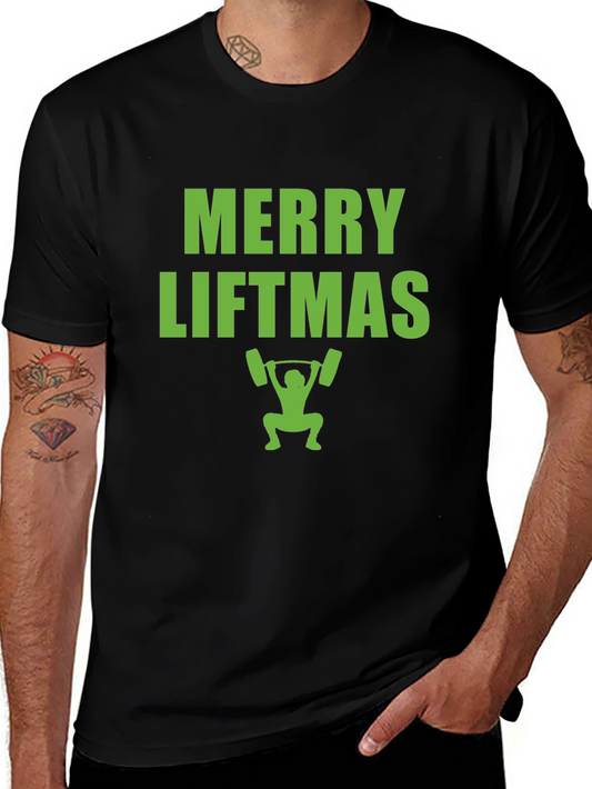 Merry Liftmas Gym Workout T-Shirt