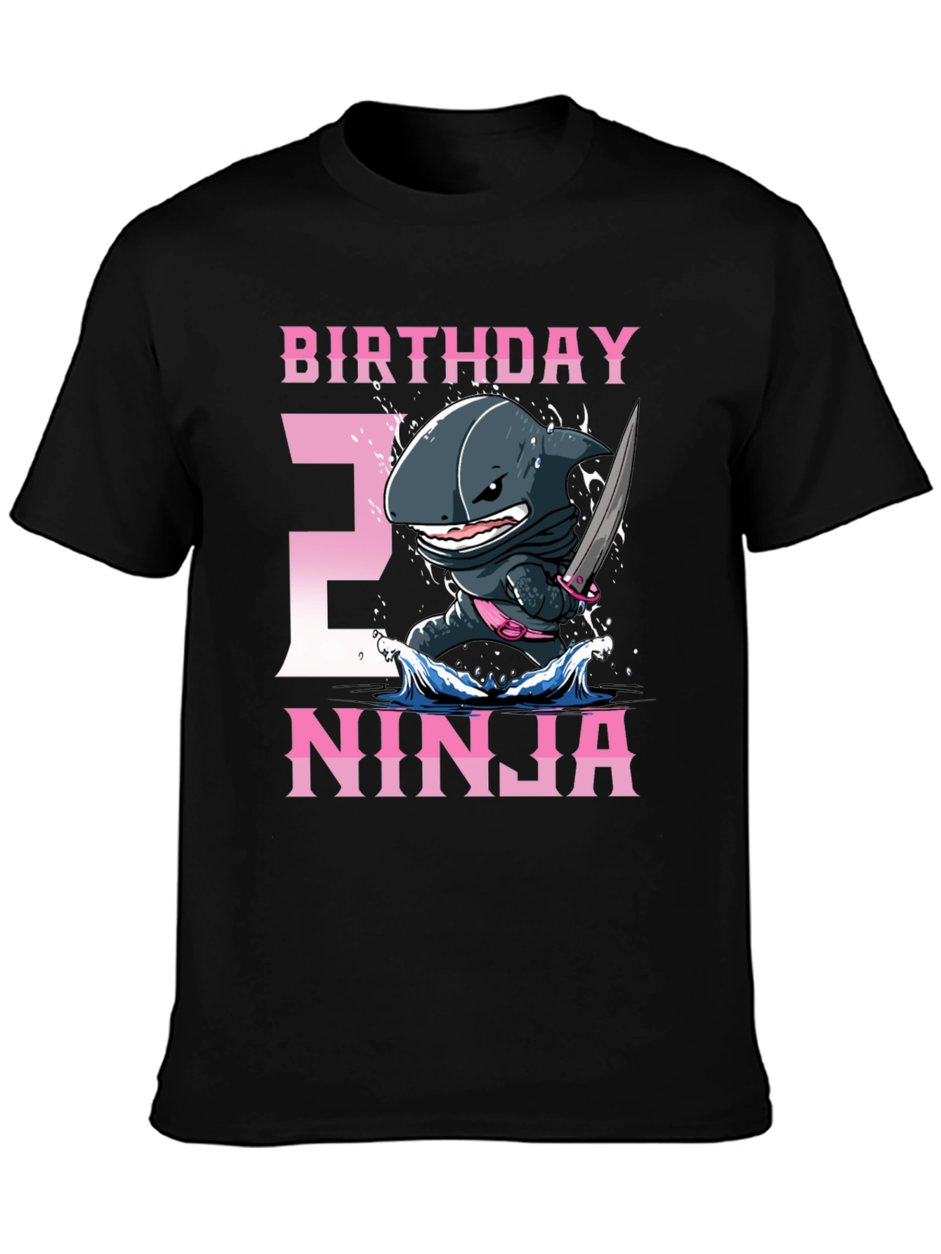 Birthday Ninja Shark T-Shirt