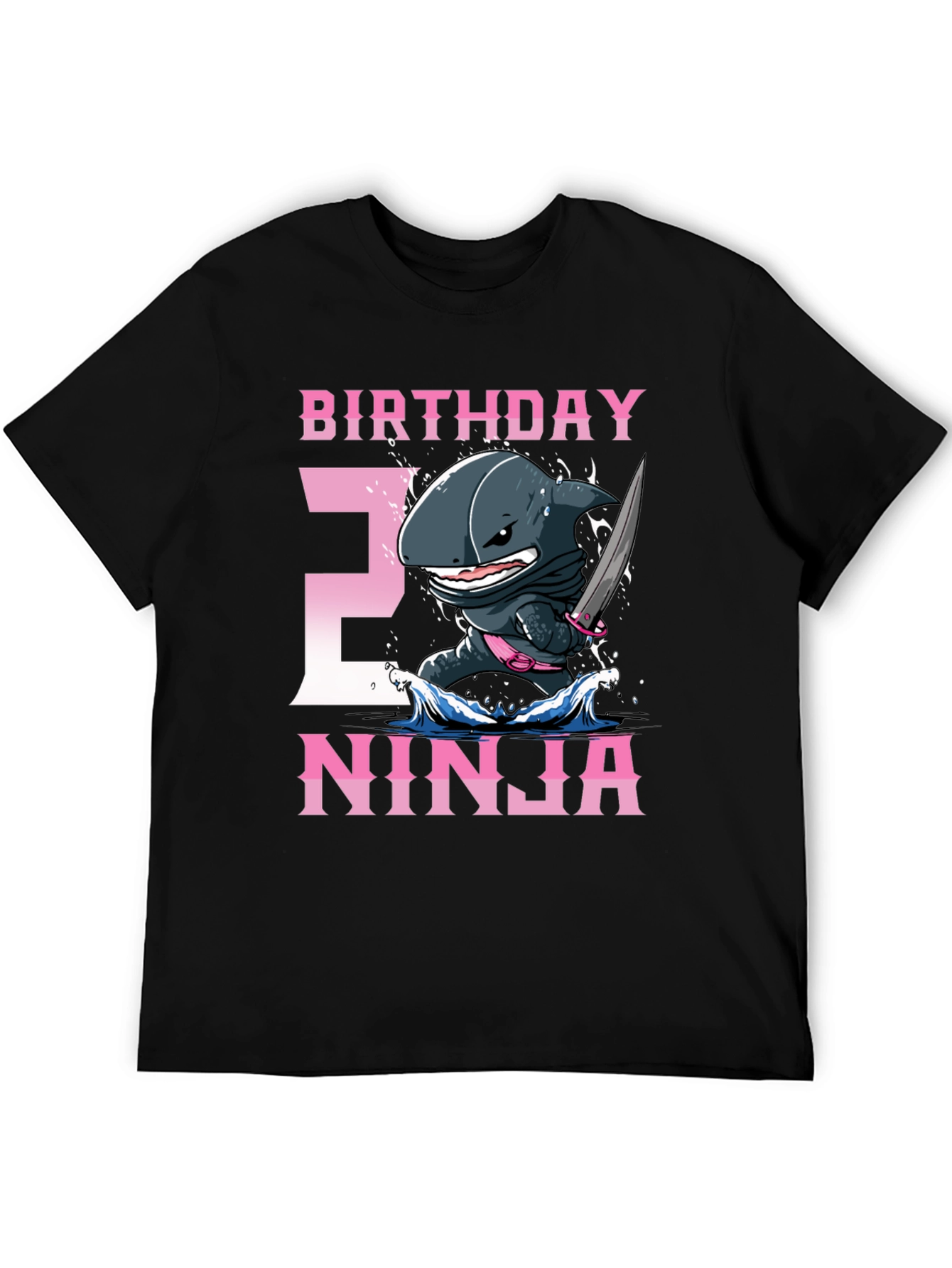 Birthday Ninja Shark T-Shirt