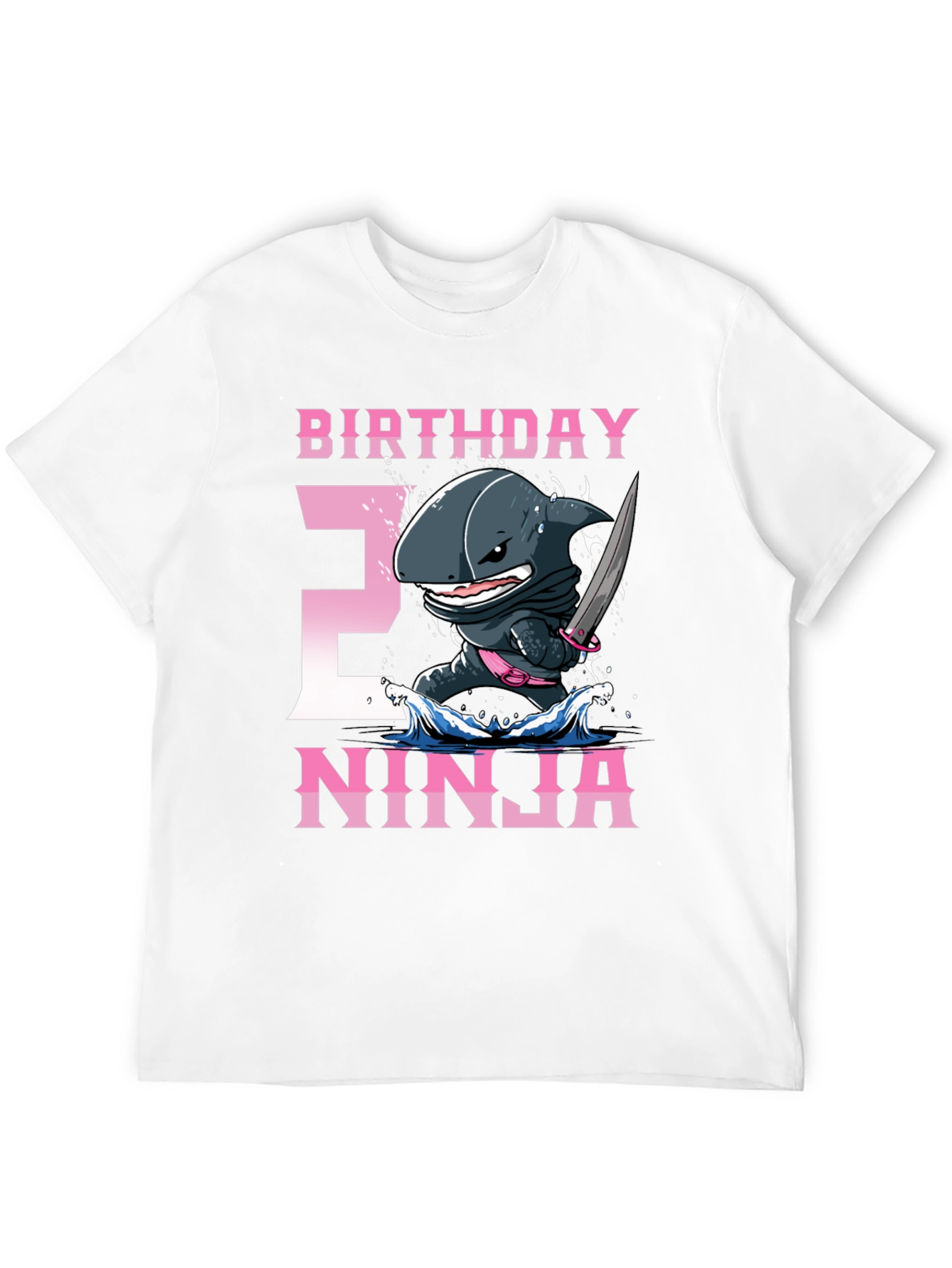 Birthday Ninja Shark T-Shirt