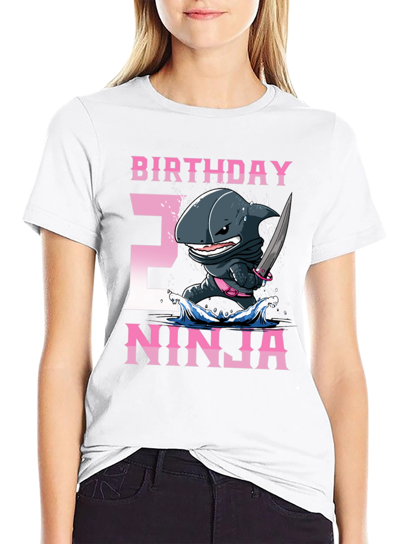 Birthday Ninja Shark T-Shirt