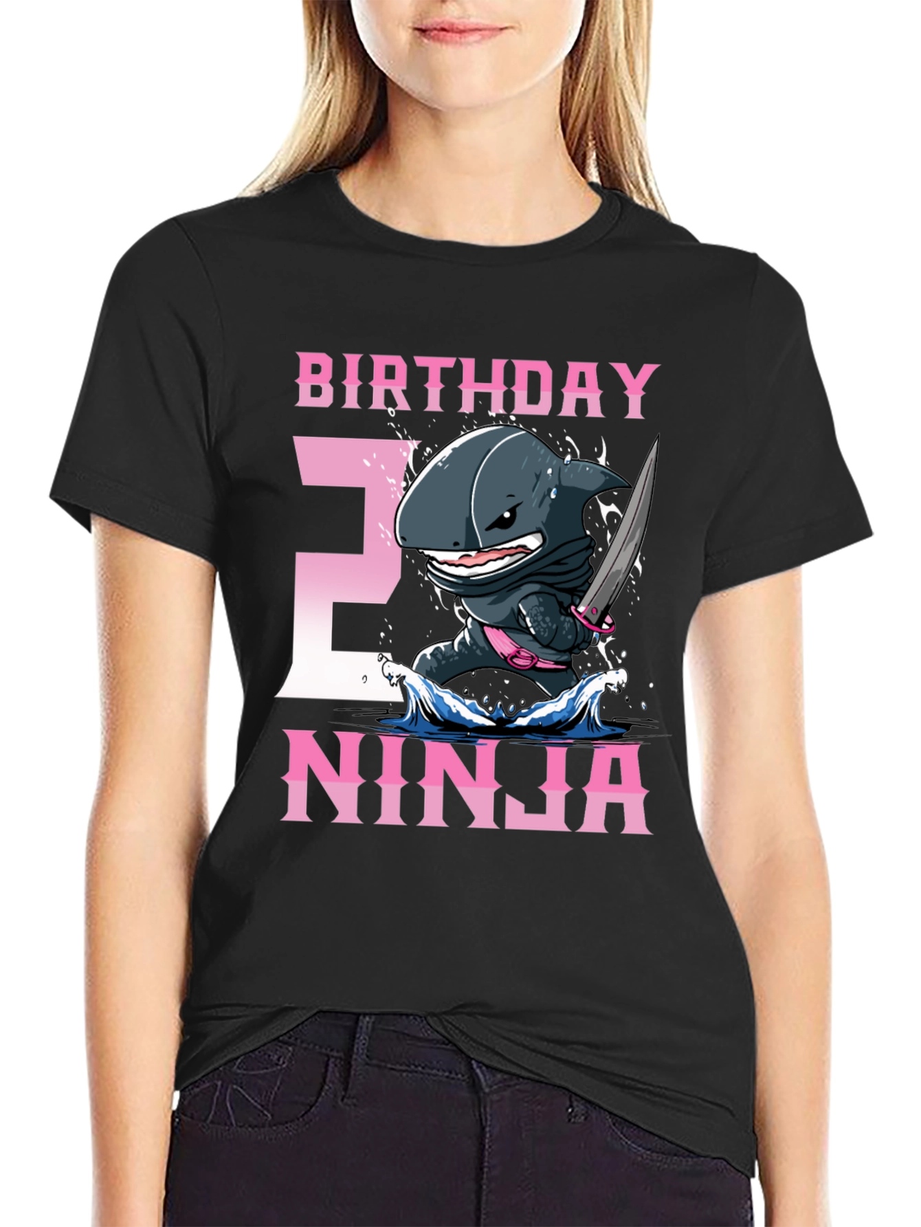 Birthday Ninja Shark T-Shirt