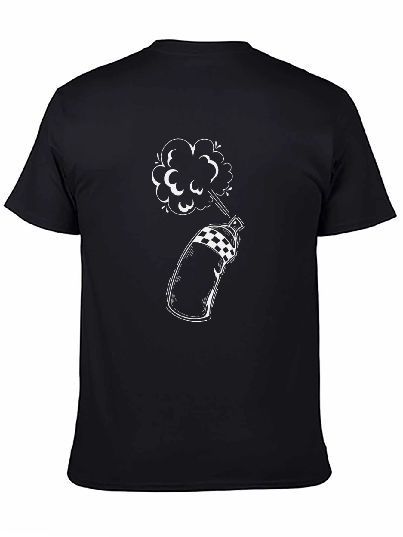 Spray Paint Graphic Tee - Cool Urban Style
