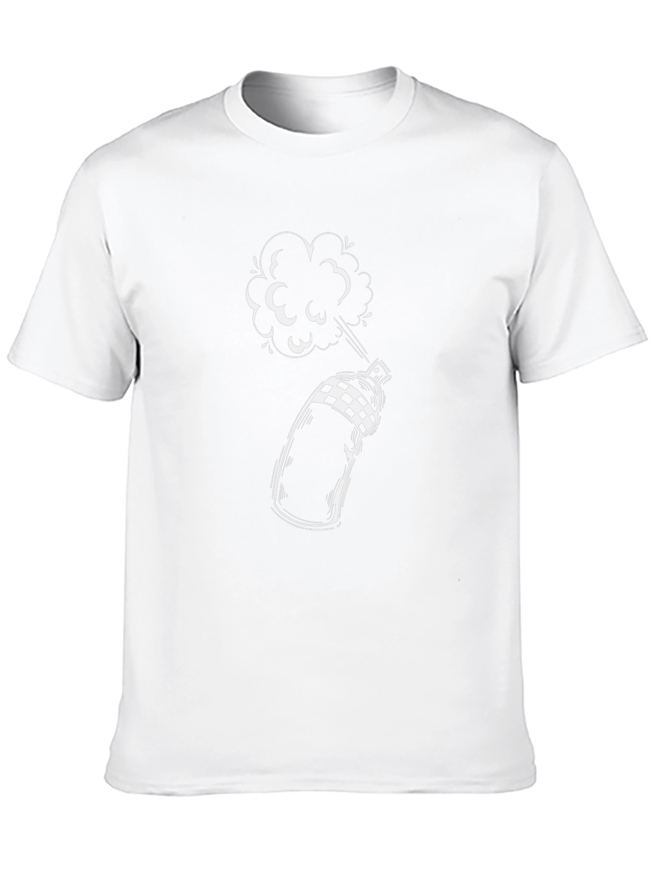 Spray Paint Graphic Tee - Cool Urban Style