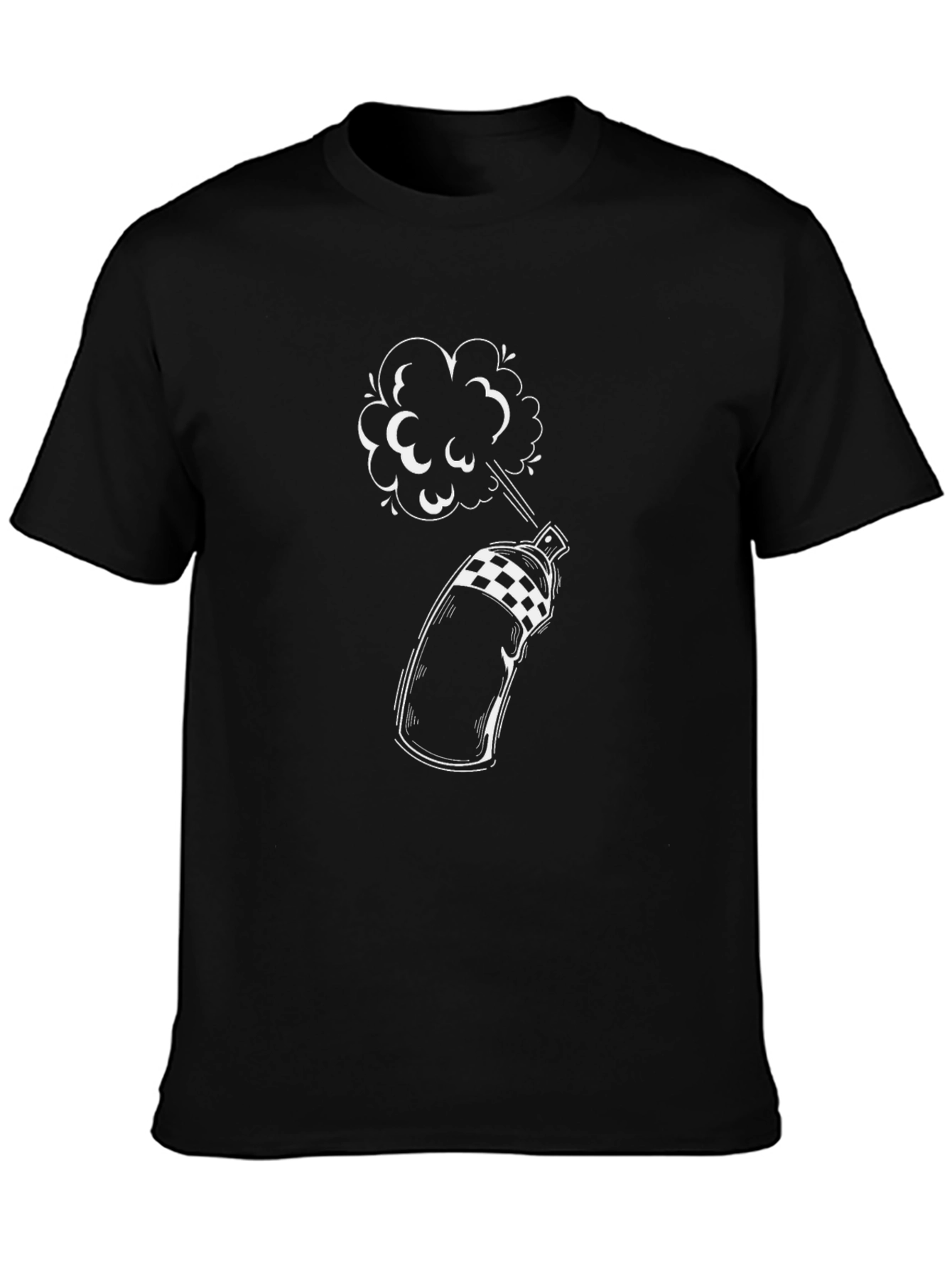 Spray Paint Graphic Tee - Cool Urban Style