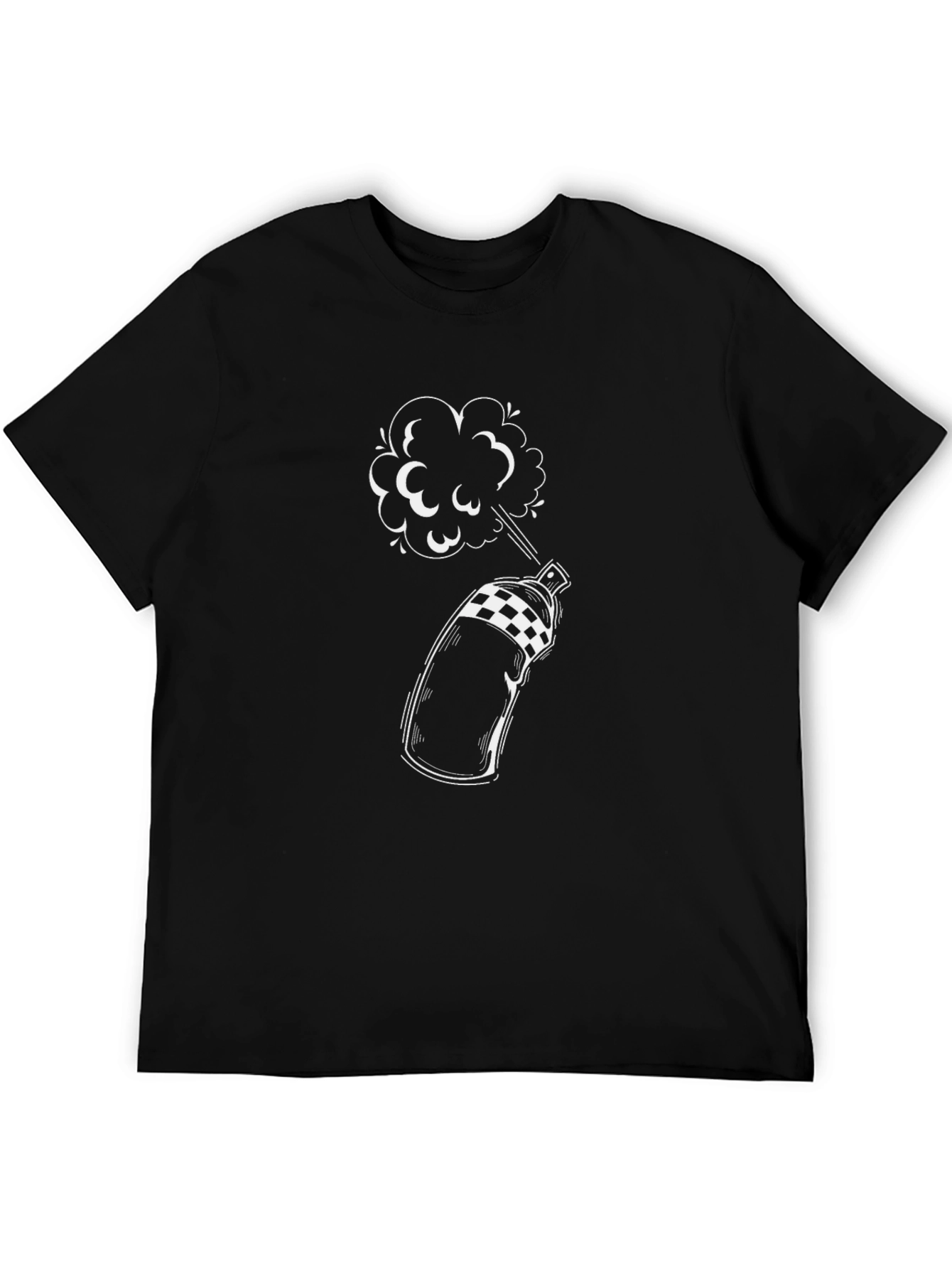 Spray Paint Graphic Tee - Cool Urban Style
