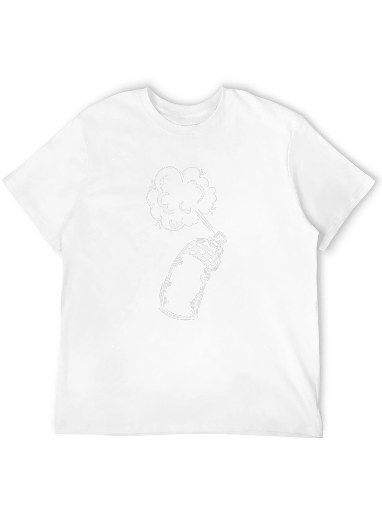 Spray Paint Graphic Tee - Cool Urban Style