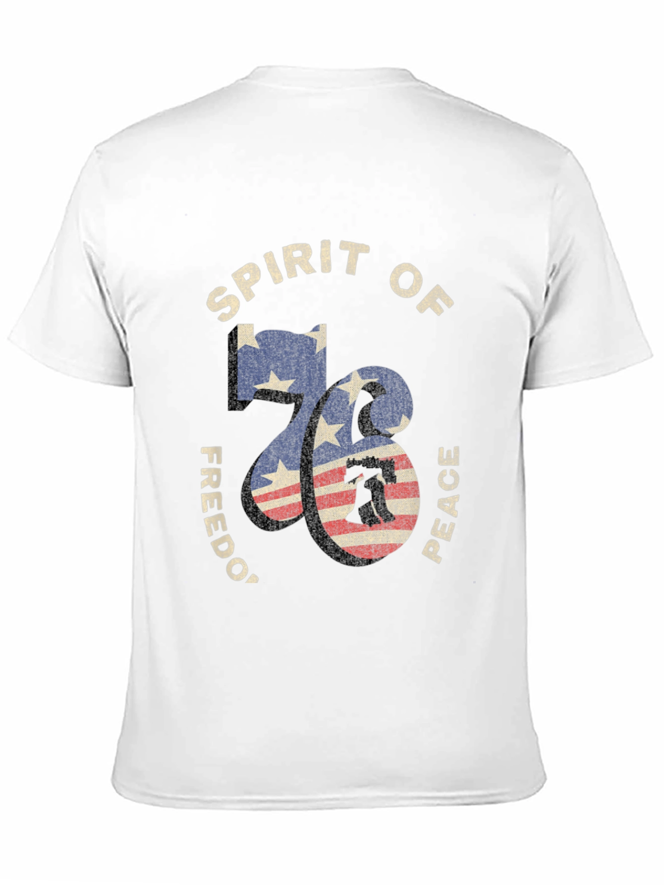 Spirit of 76 Graphic Tee - Patriotic Design