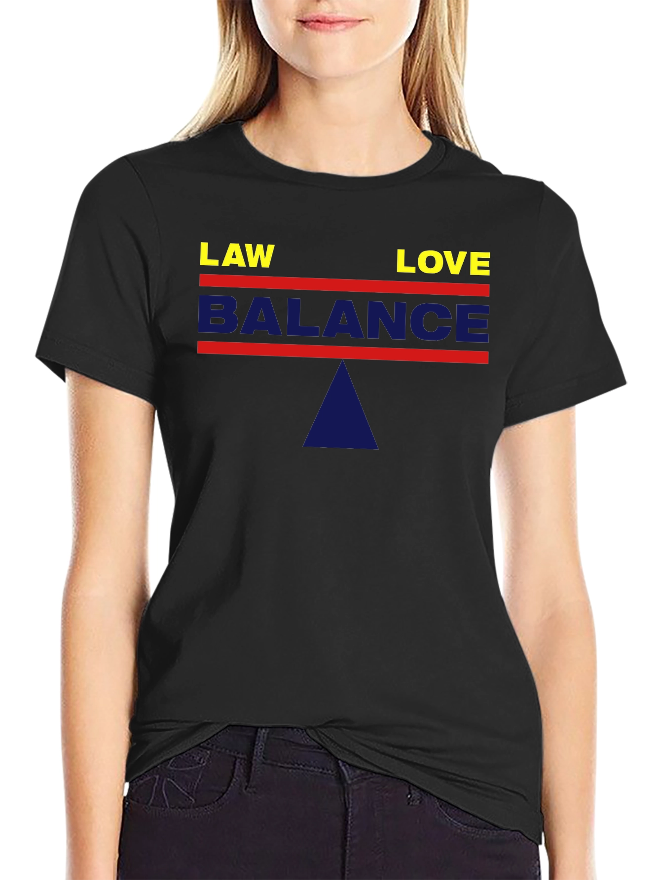 Balance Law and Love Graphic T-Shirt