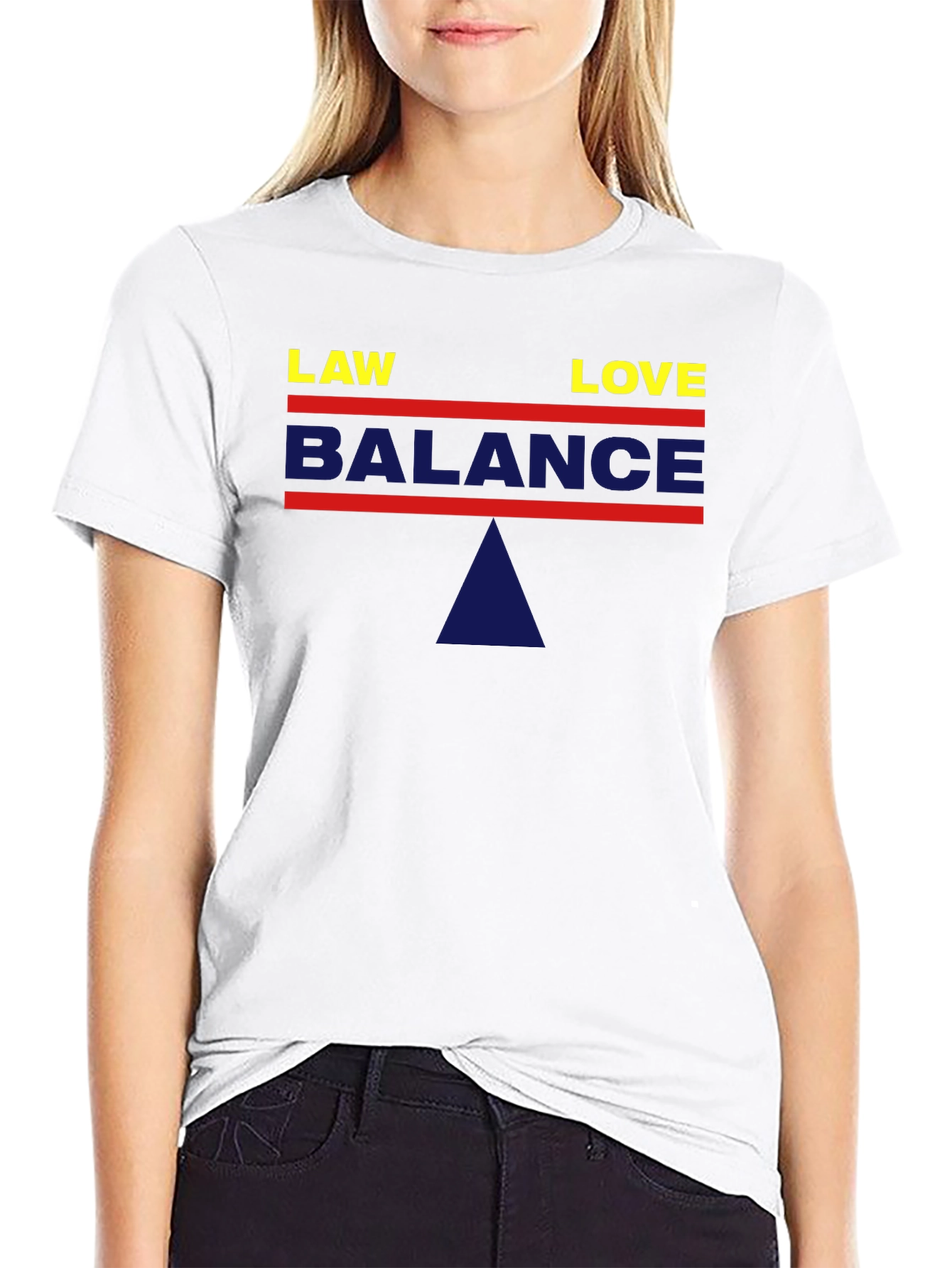 Balance Law and Love Graphic T-Shirt