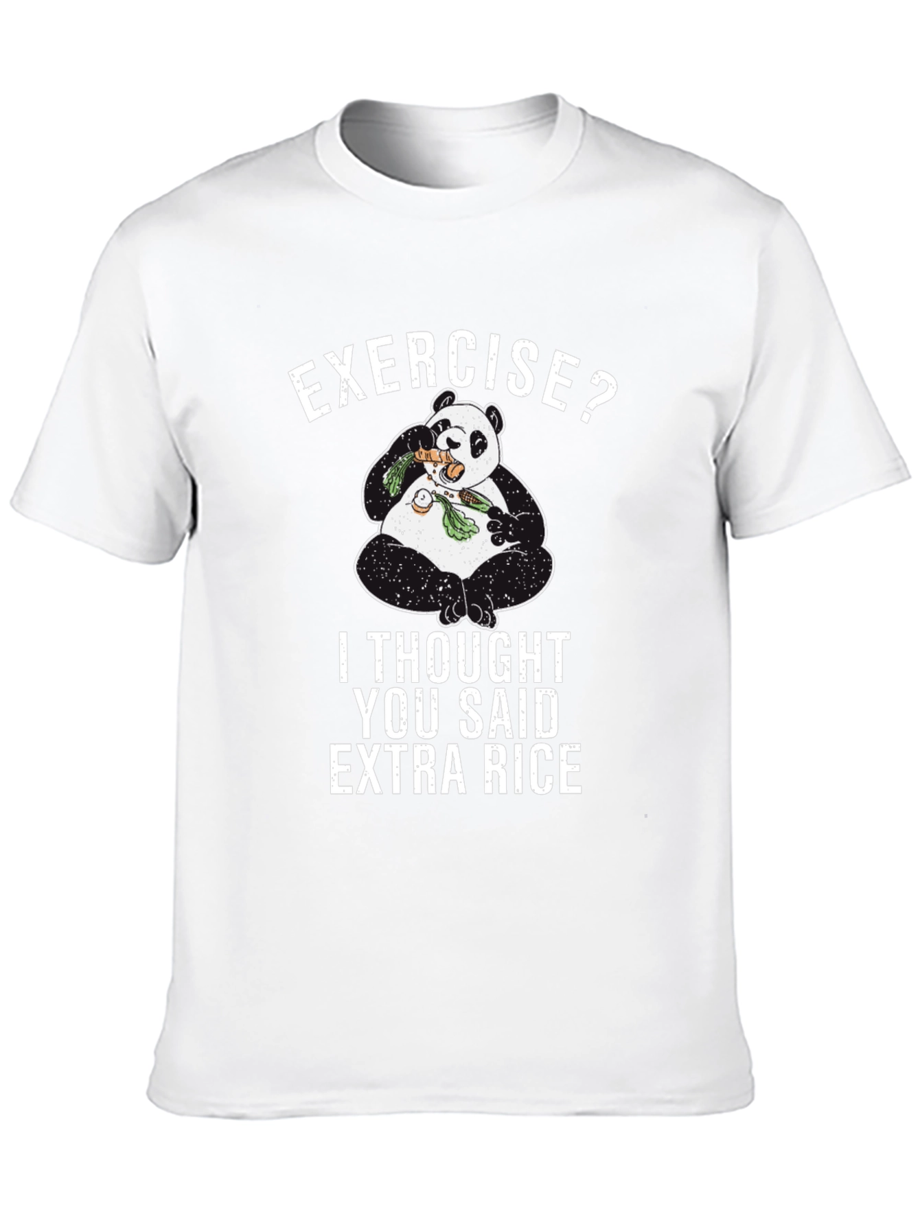 Exercise? Extra Rice Panda Graphic Tee