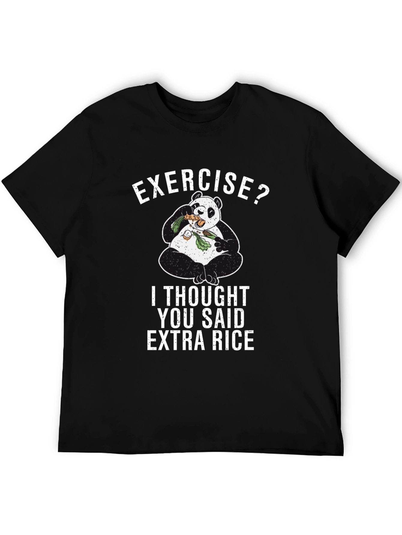 Exercise? Extra Rice Panda Graphic Tee