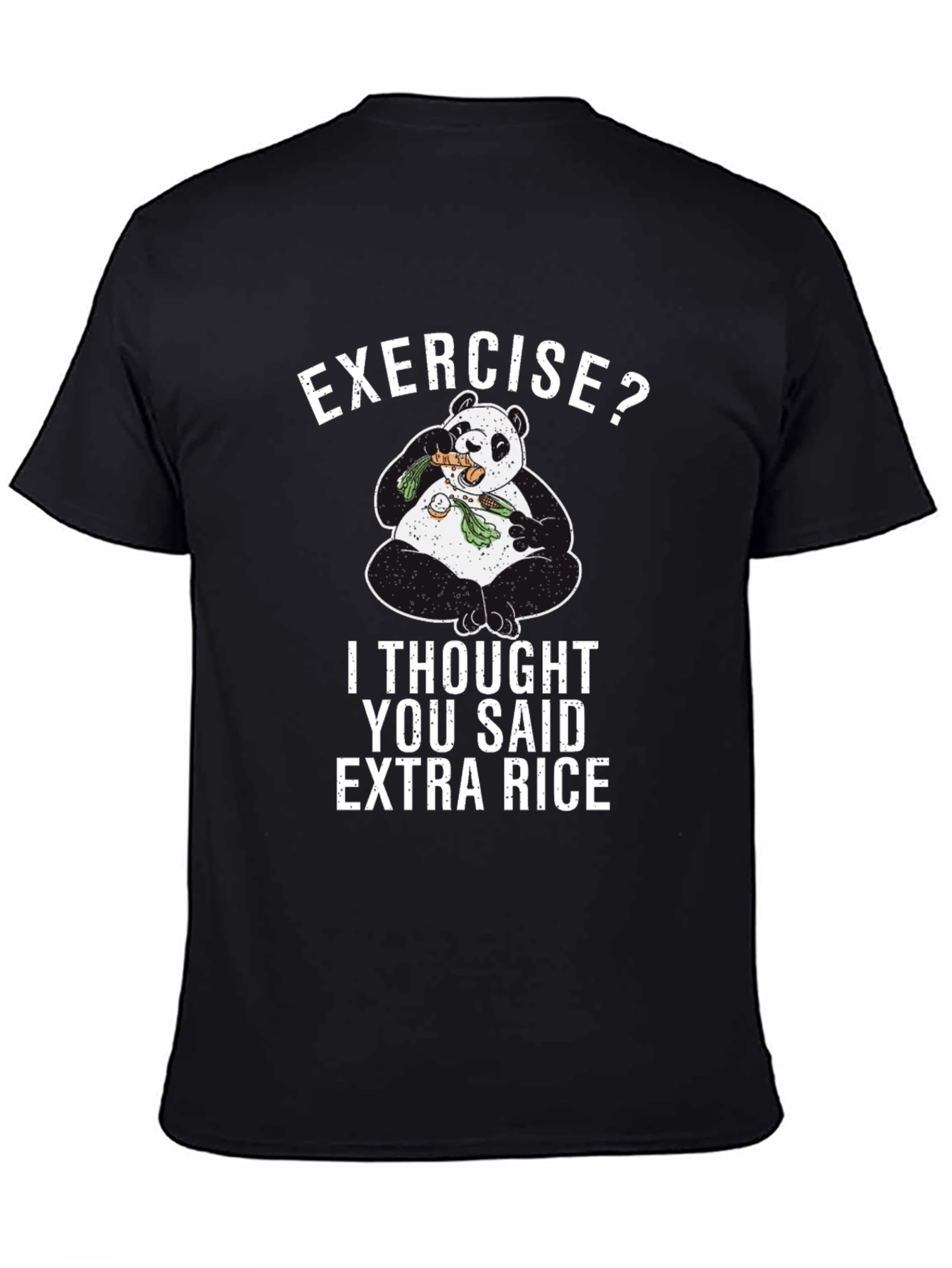 Exercise? Extra Rice Panda Graphic Tee