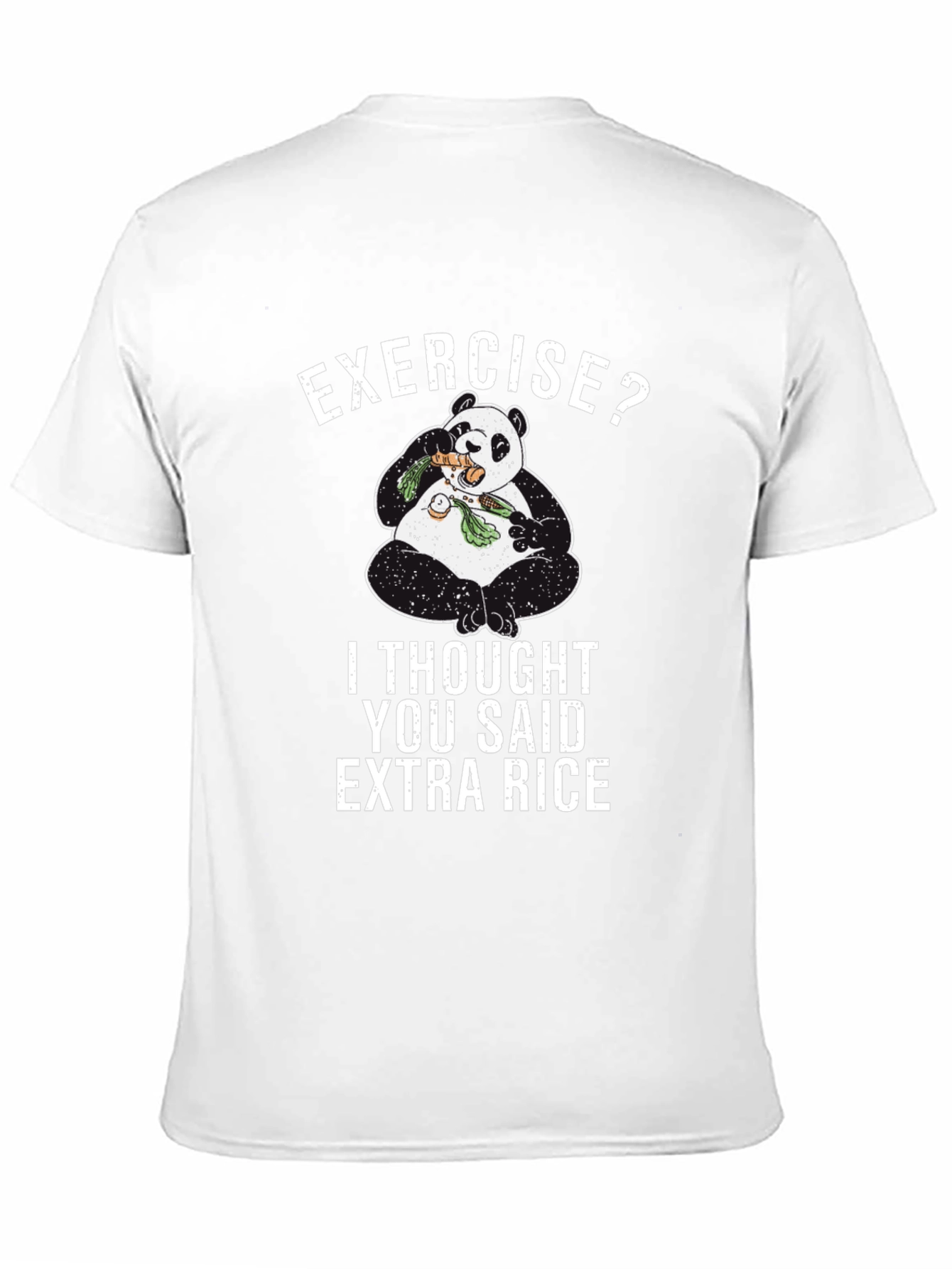 Exercise? Extra Rice Panda Graphic Tee