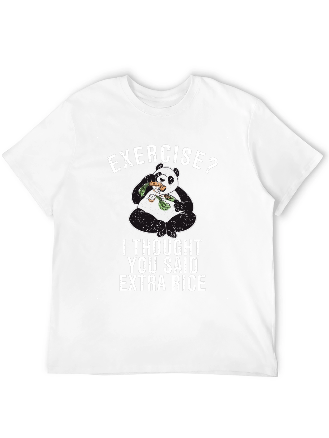 Exercise? Extra Rice Panda Graphic Tee