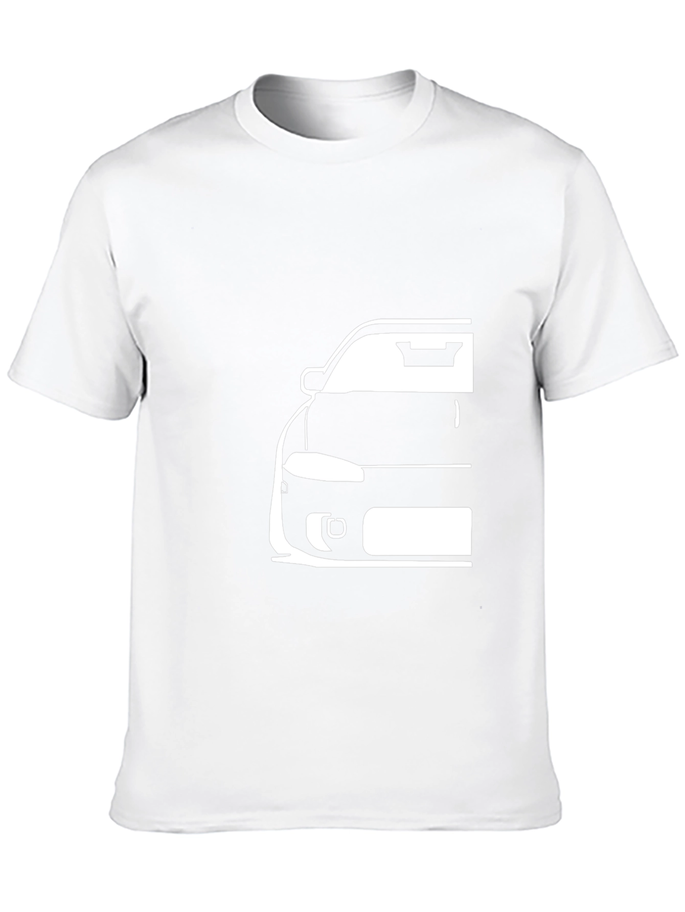 Eclipse Car Silhouette Graphic Tee - Black