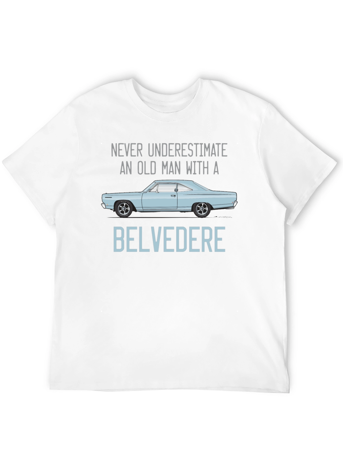 Belvedere Old Man Car T-Shirt