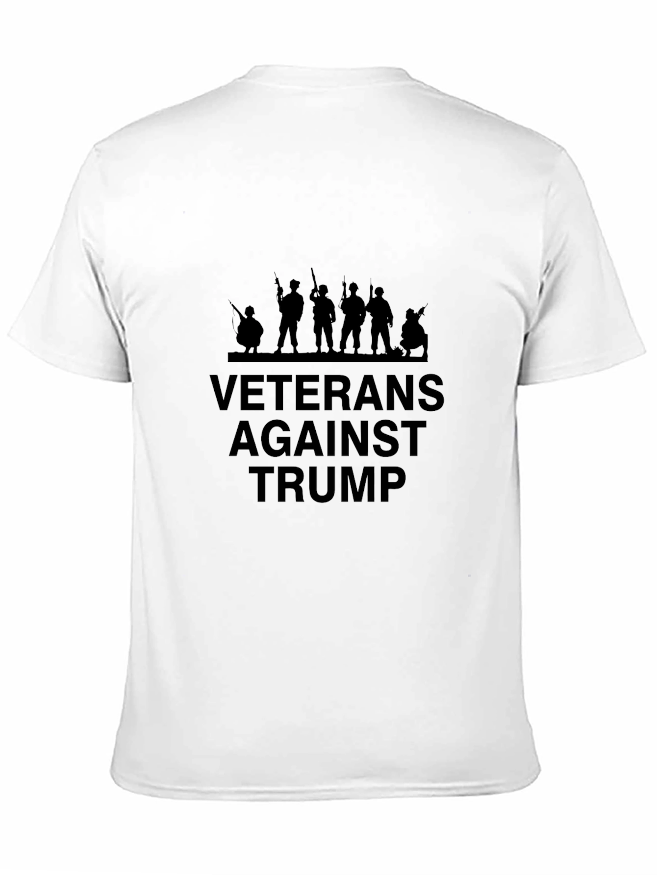 Veterans Against Trump Black T-Shirt