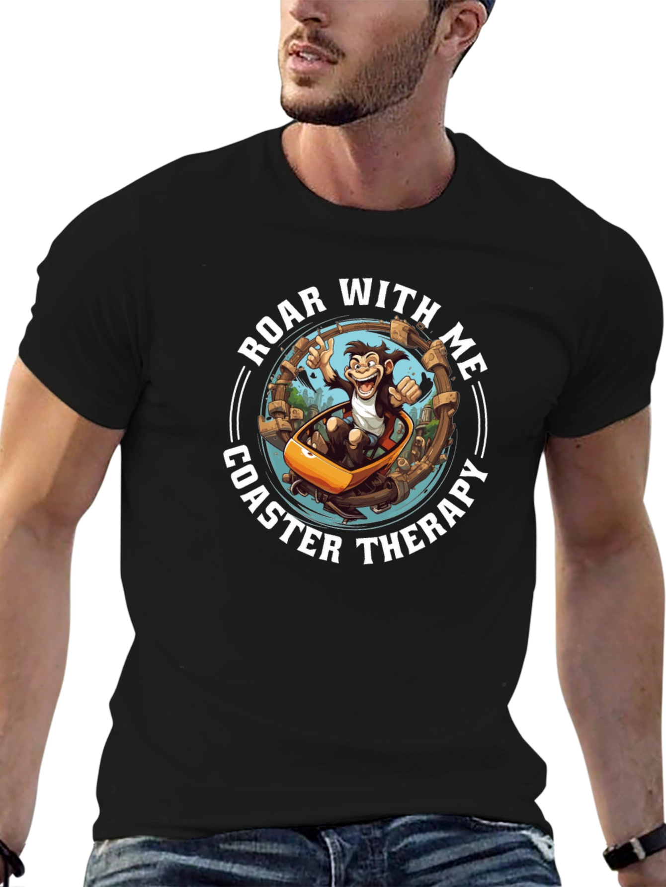 Roar With Me Coaster Therapy T-Shirt