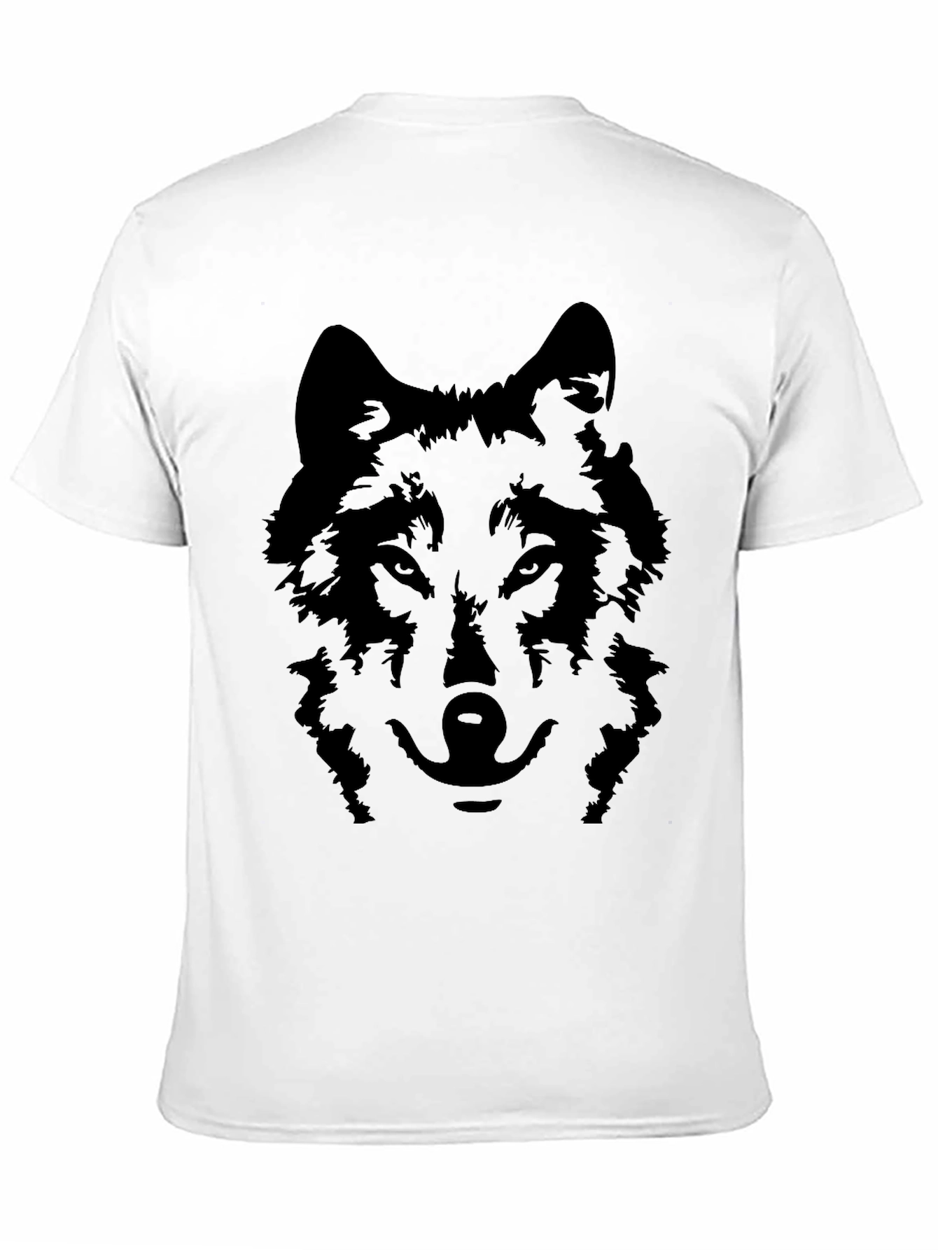Black Wolf Graphic Tee - Mens Short Sleeve