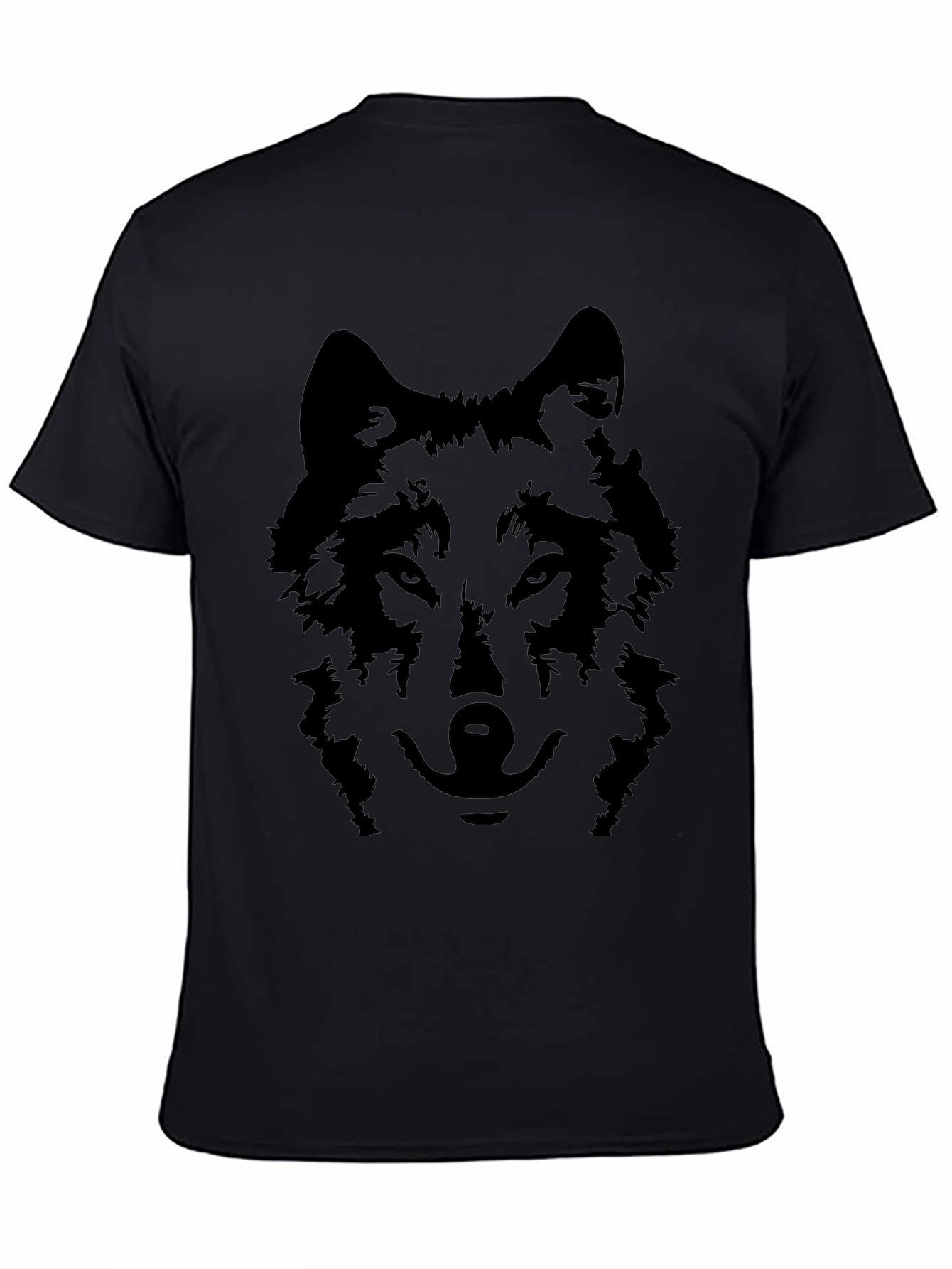 Black Wolf Graphic Tee - Mens Short Sleeve