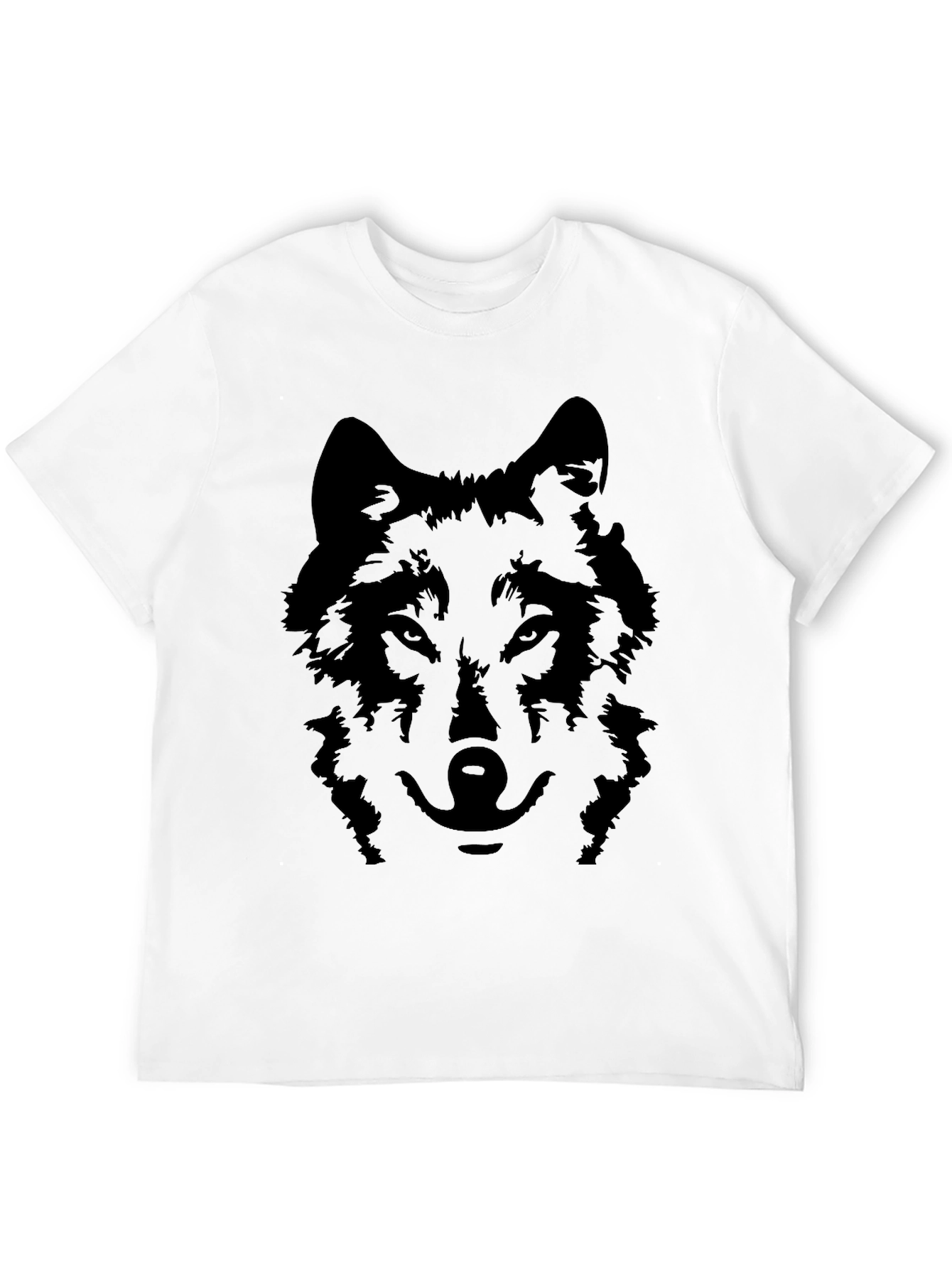 Black Wolf Graphic Tee - Mens Short Sleeve