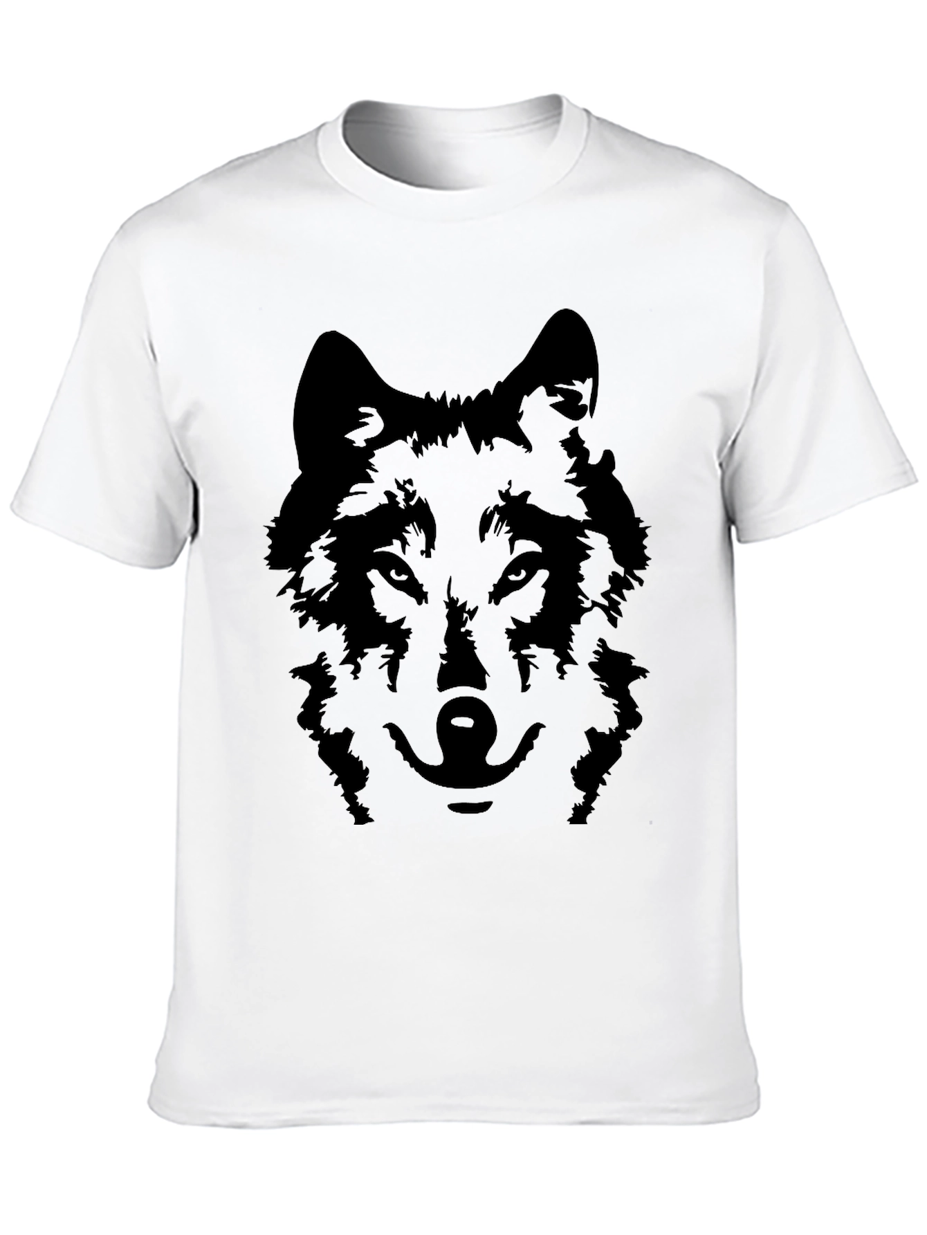 Black Wolf Graphic Tee - Mens Short Sleeve