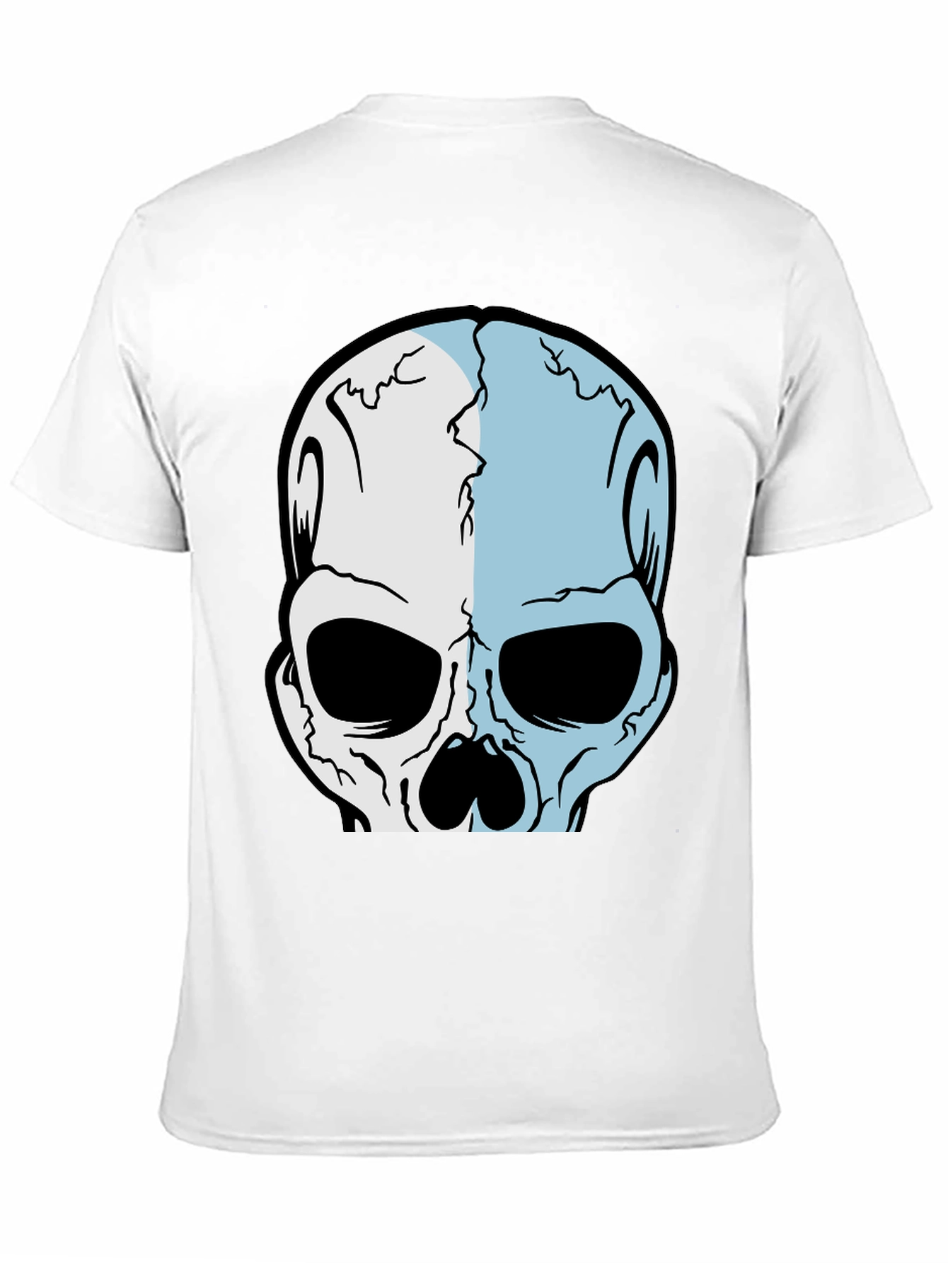 Skull Graphic Tee - Edgy Black T-Shirt