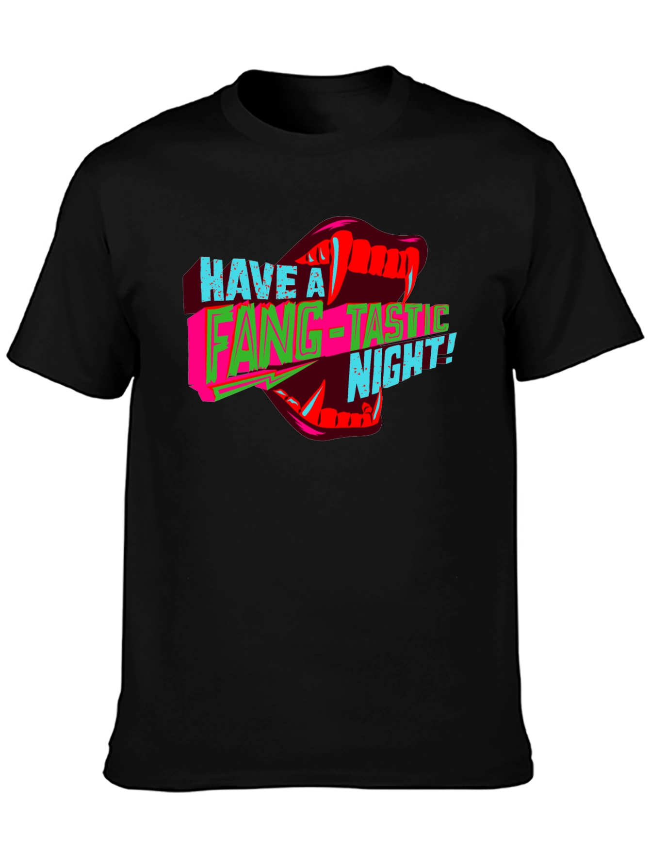 Fang-Tastic Night Graphic T-Shirt