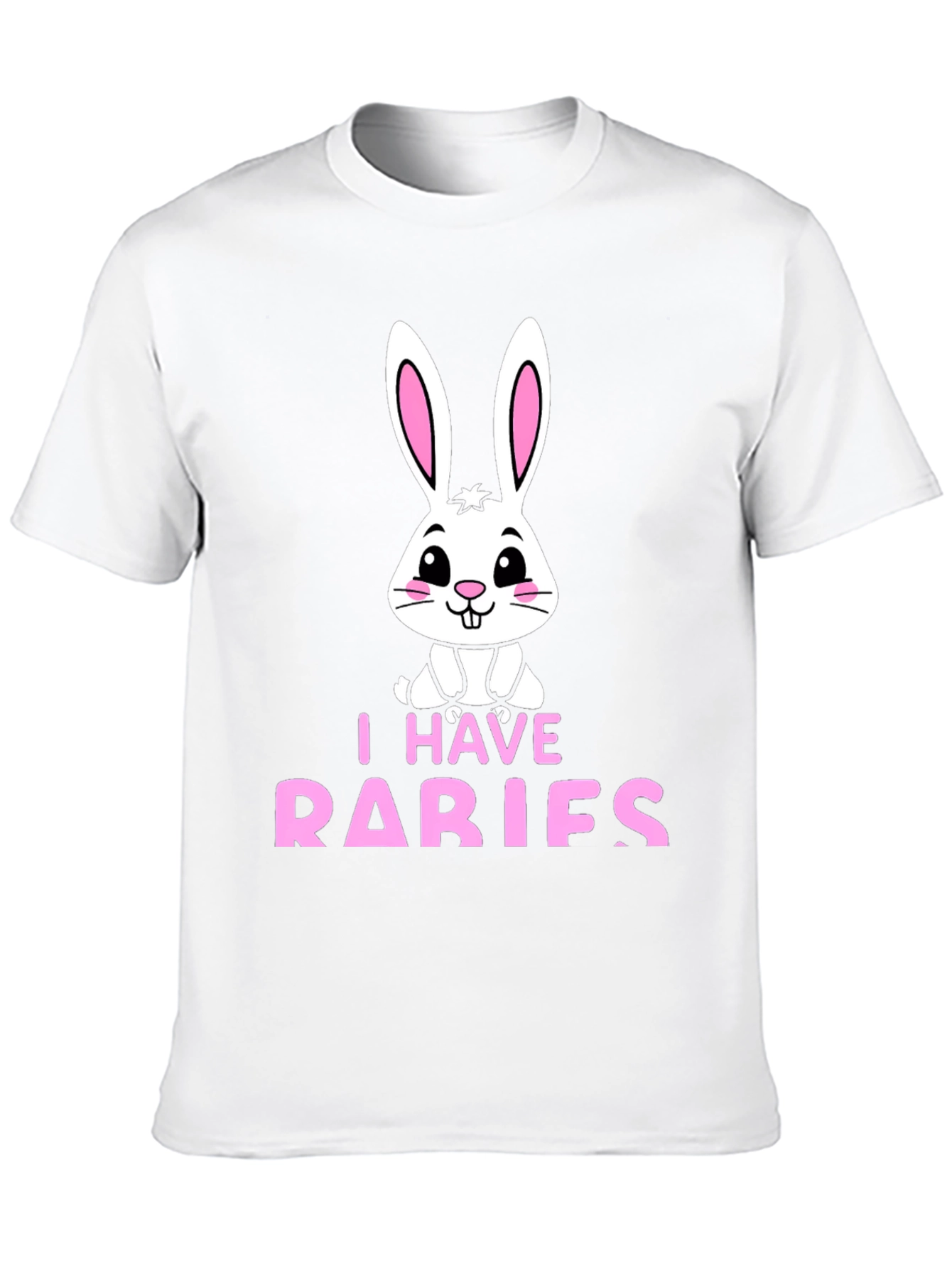 I Have Rabies Funny Bunny T-Shirt