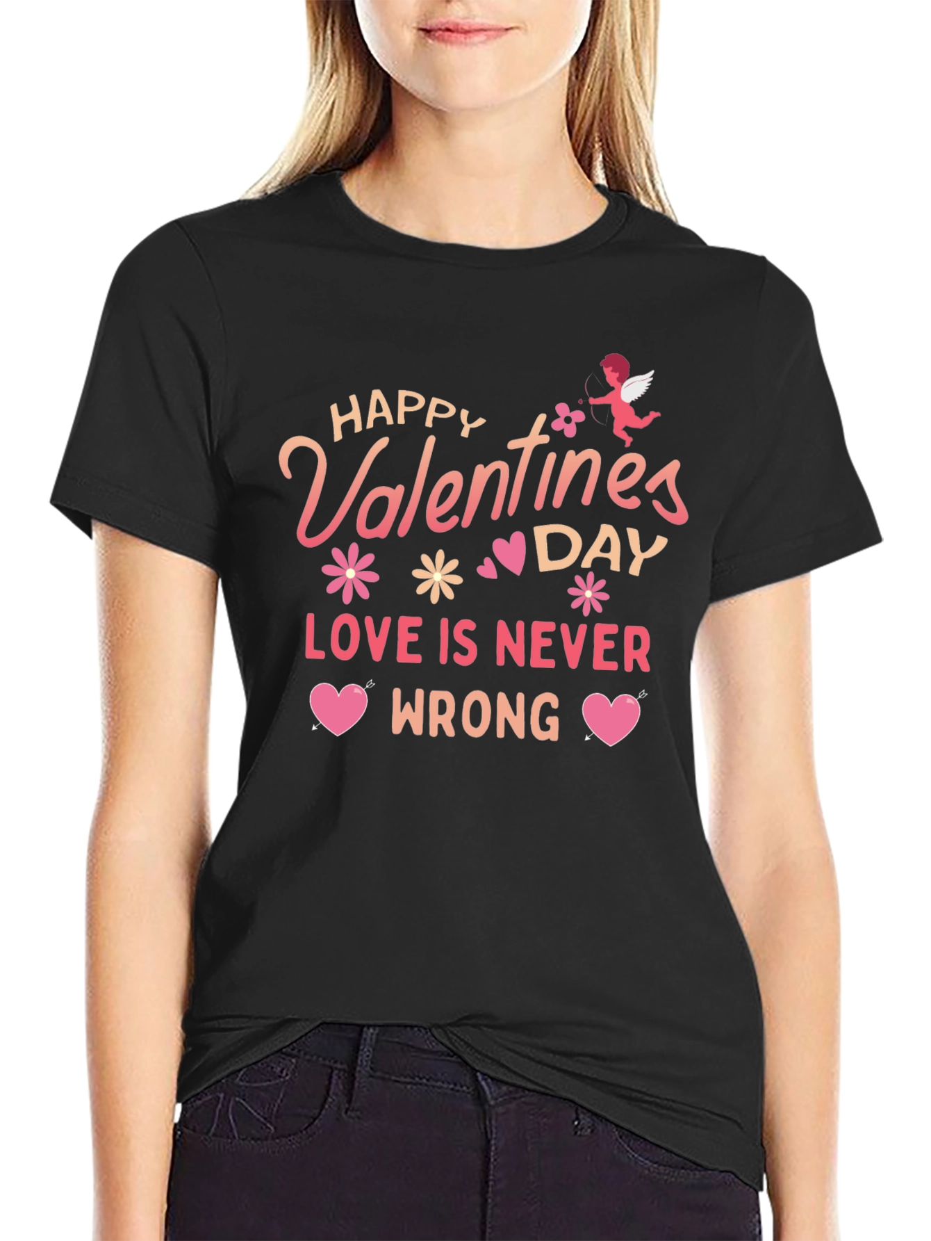 Valentines Day T-shirt: Love Is Never Wrong