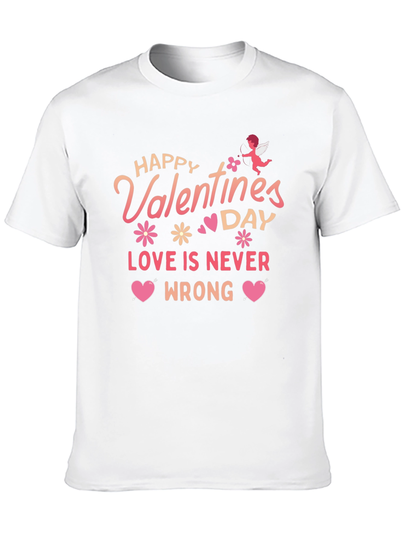 Valentines Day T-shirt: Love Is Never Wrong
