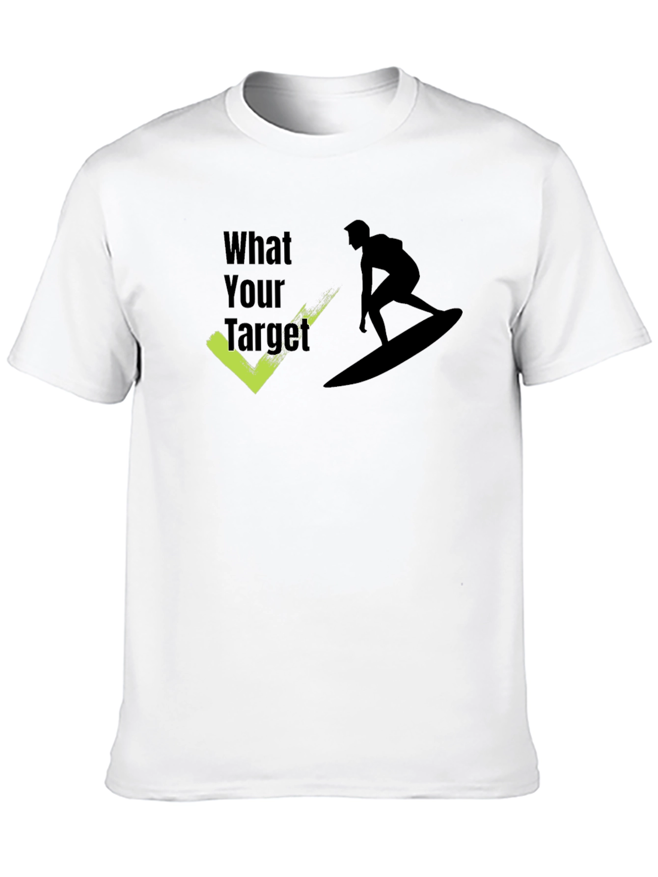 Surf Target Tee - Black Graphic T-Shirt