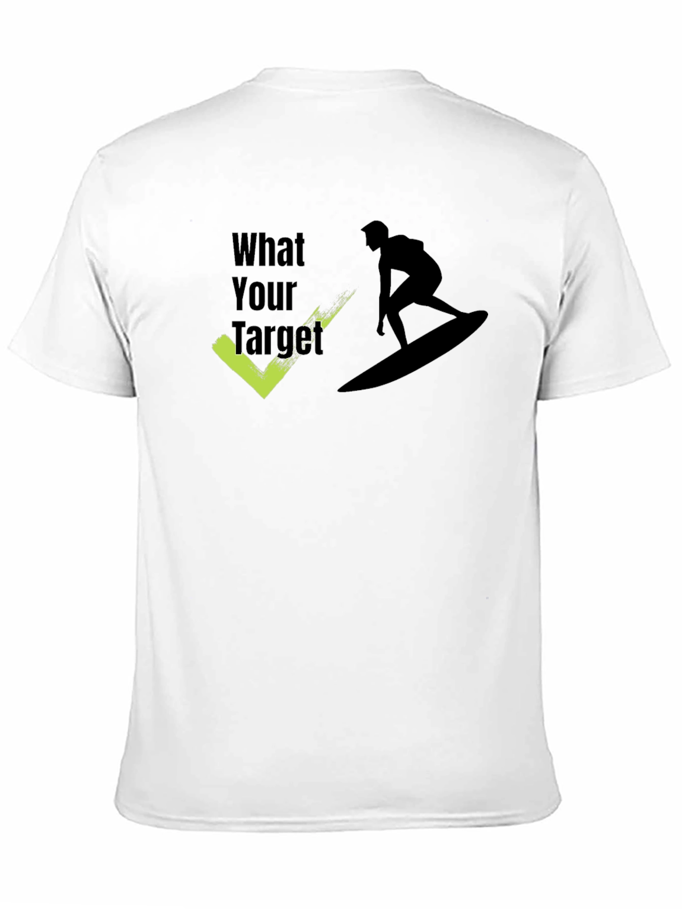 Surf Target Tee - Black Graphic T-Shirt