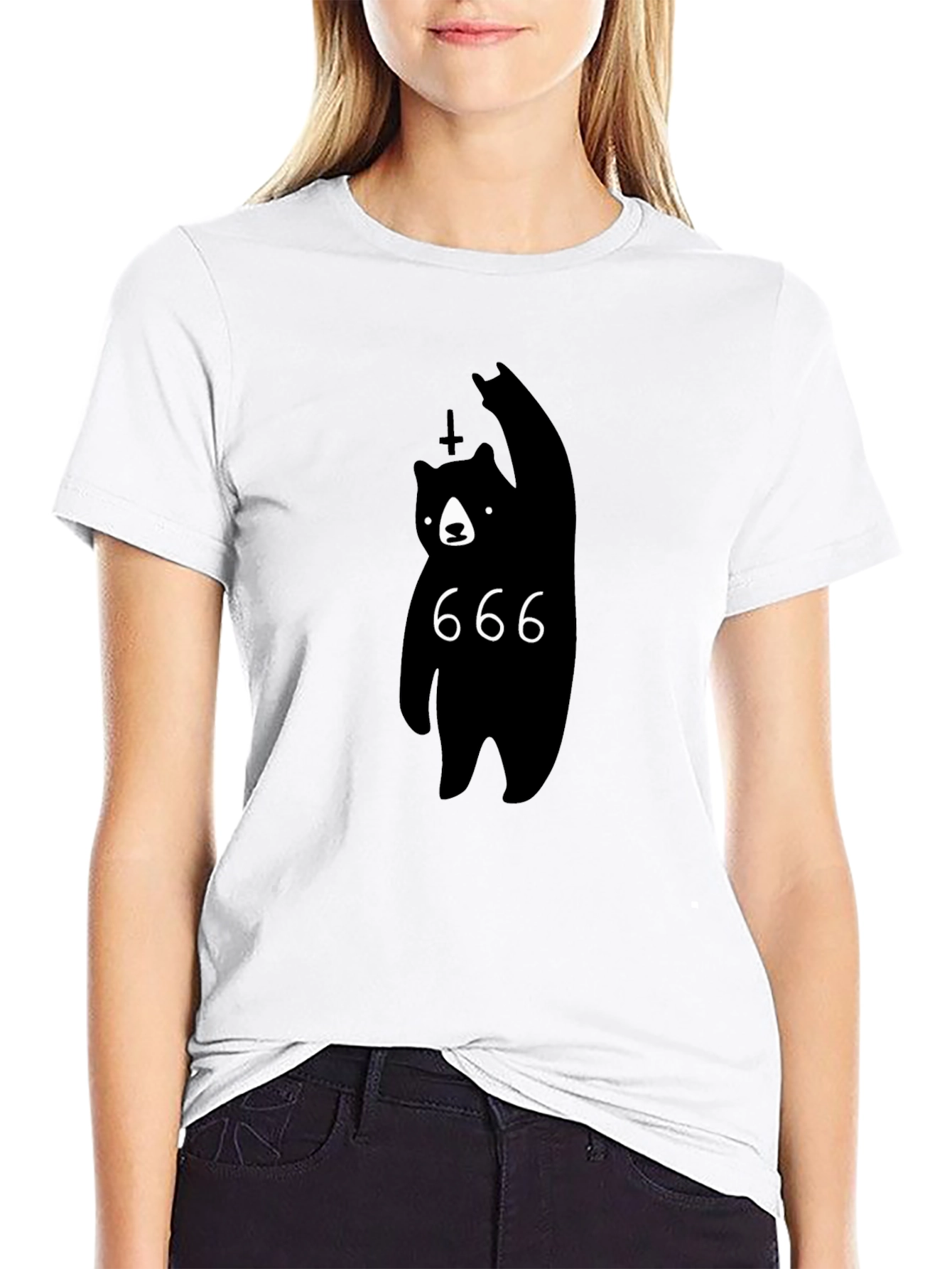 Black Bear 666 Graphic Tee
