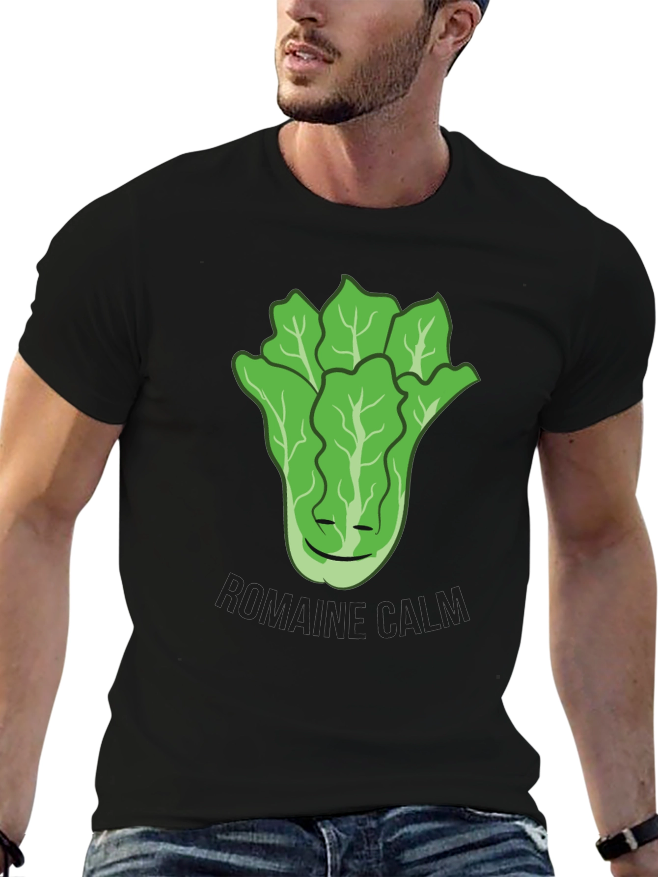 Romaine Calm T-Shirt - Funny Food Pun Tee
