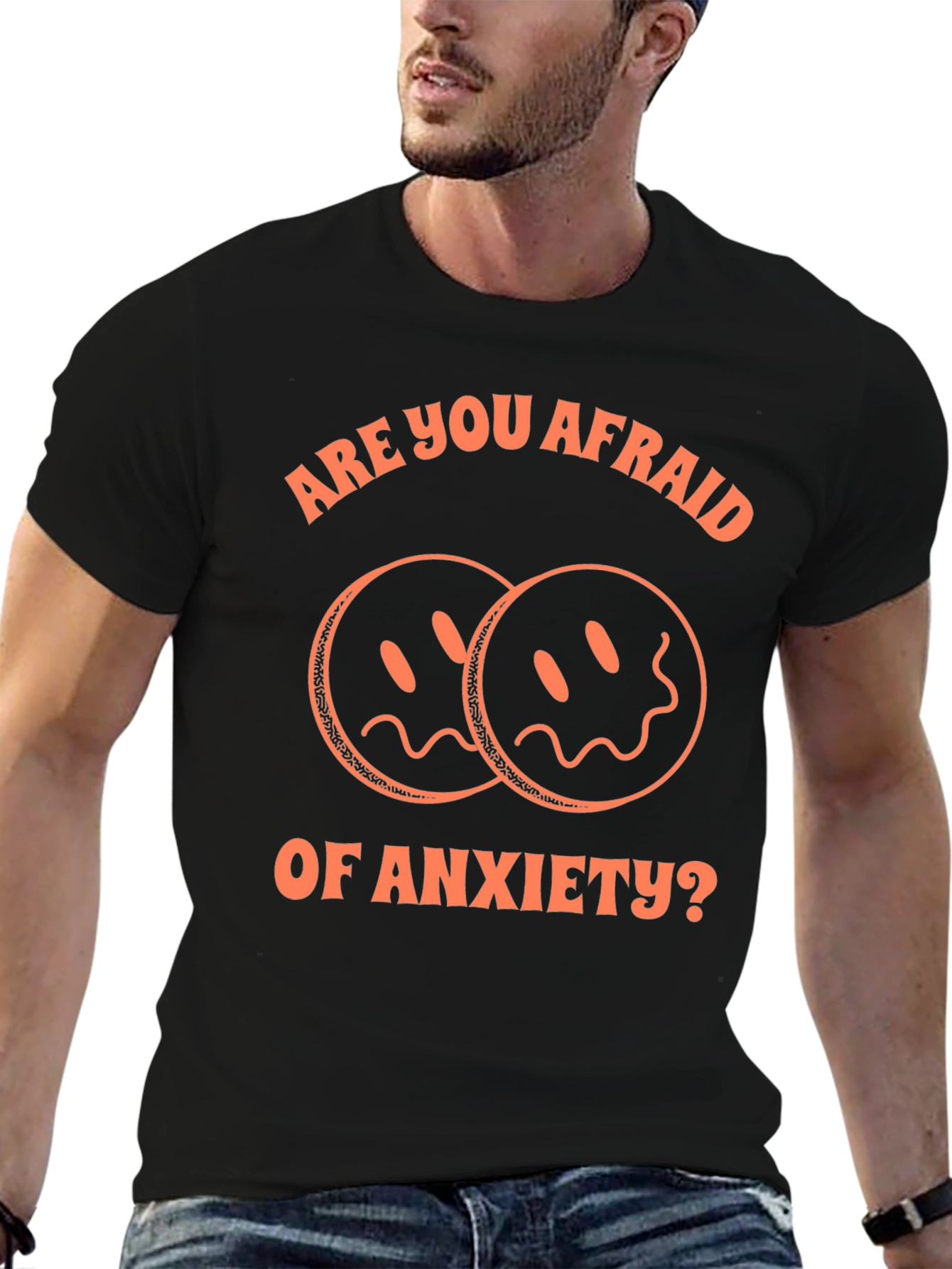 Anxiety T-Shirt - Are You Afraid? Graphic Tee