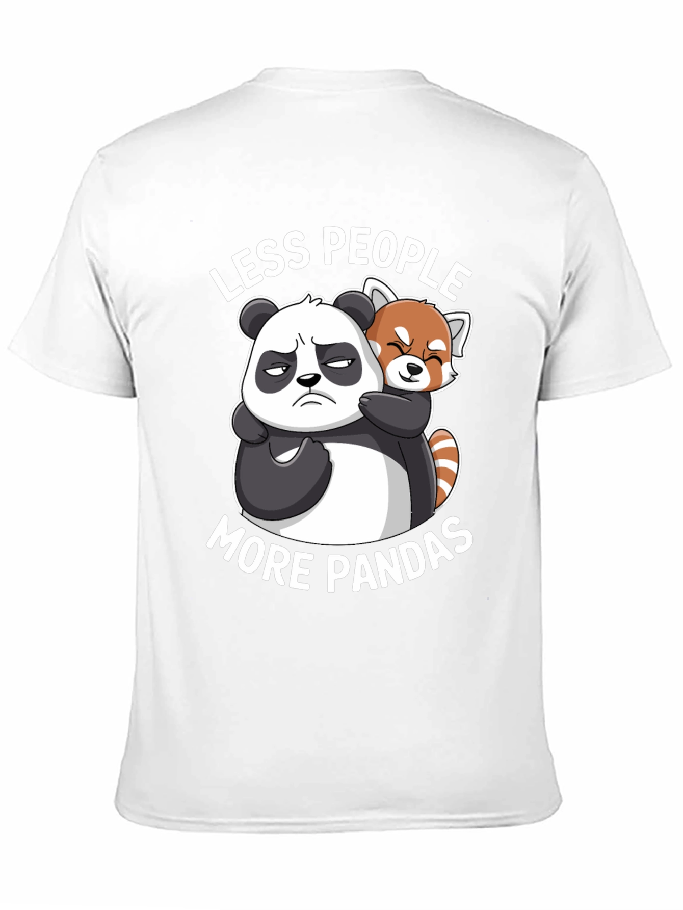 Less People More Pandas Graphic Tee