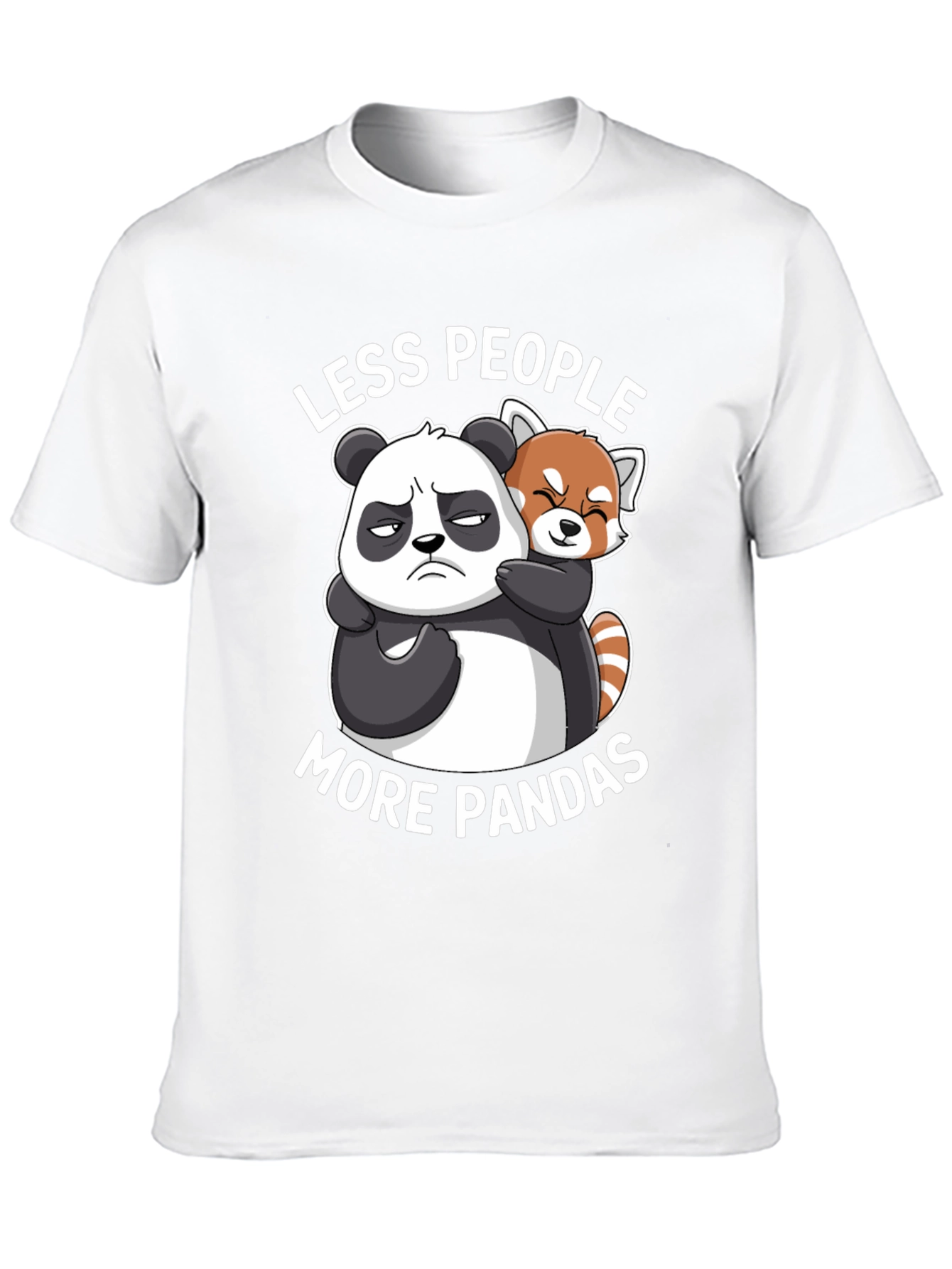 Less People More Pandas Graphic Tee