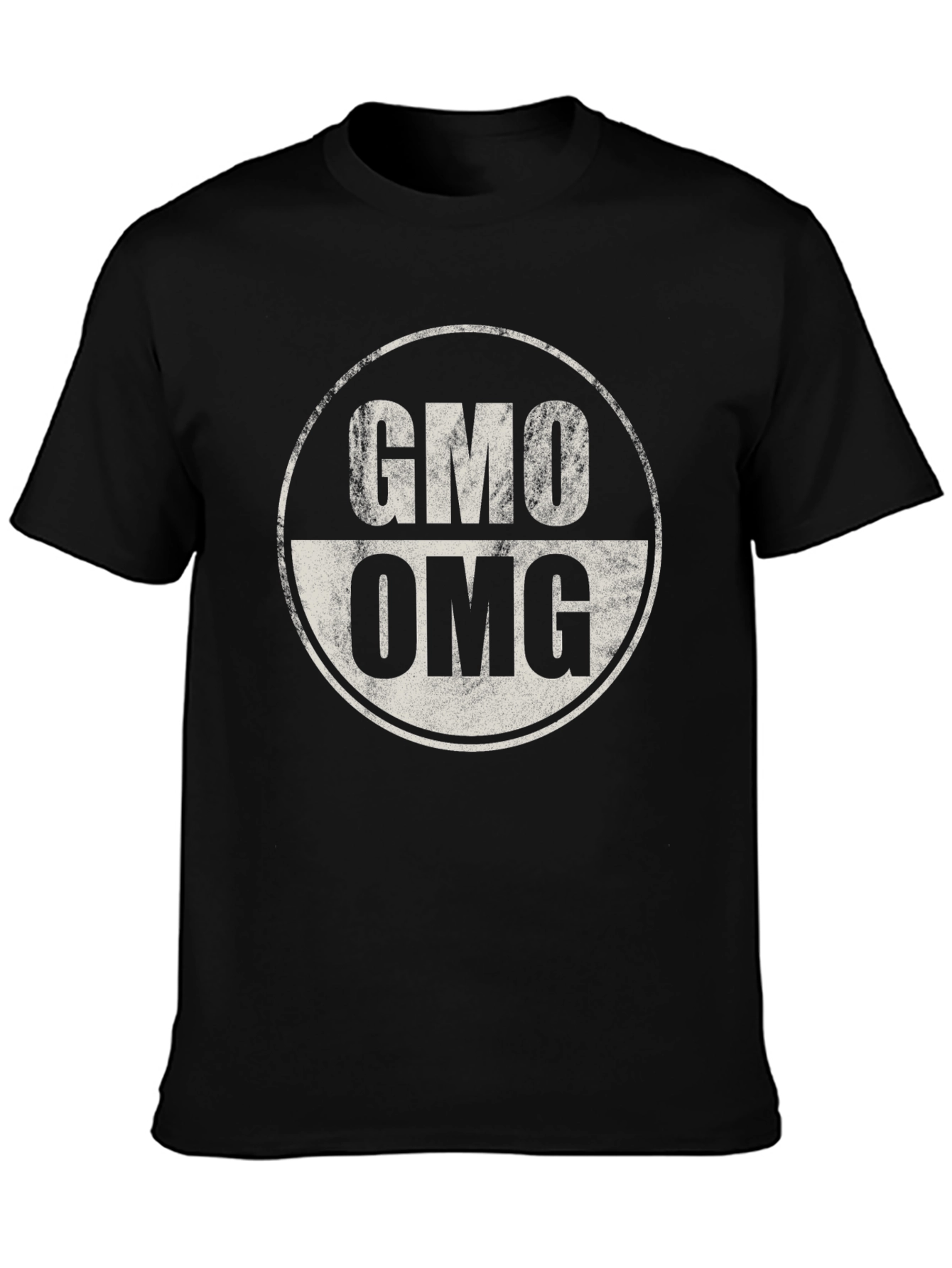 GMO OMG Graphic Tee - Black Cotton T-Shirt