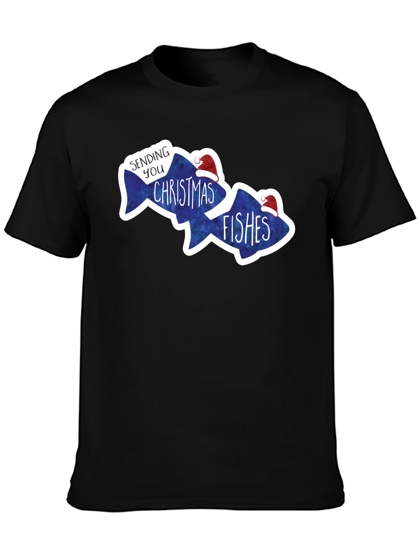 Sending You Christmas Fishes Graphic Tee