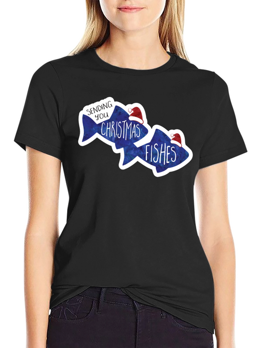 Sending You Christmas Fishes Graphic Tee