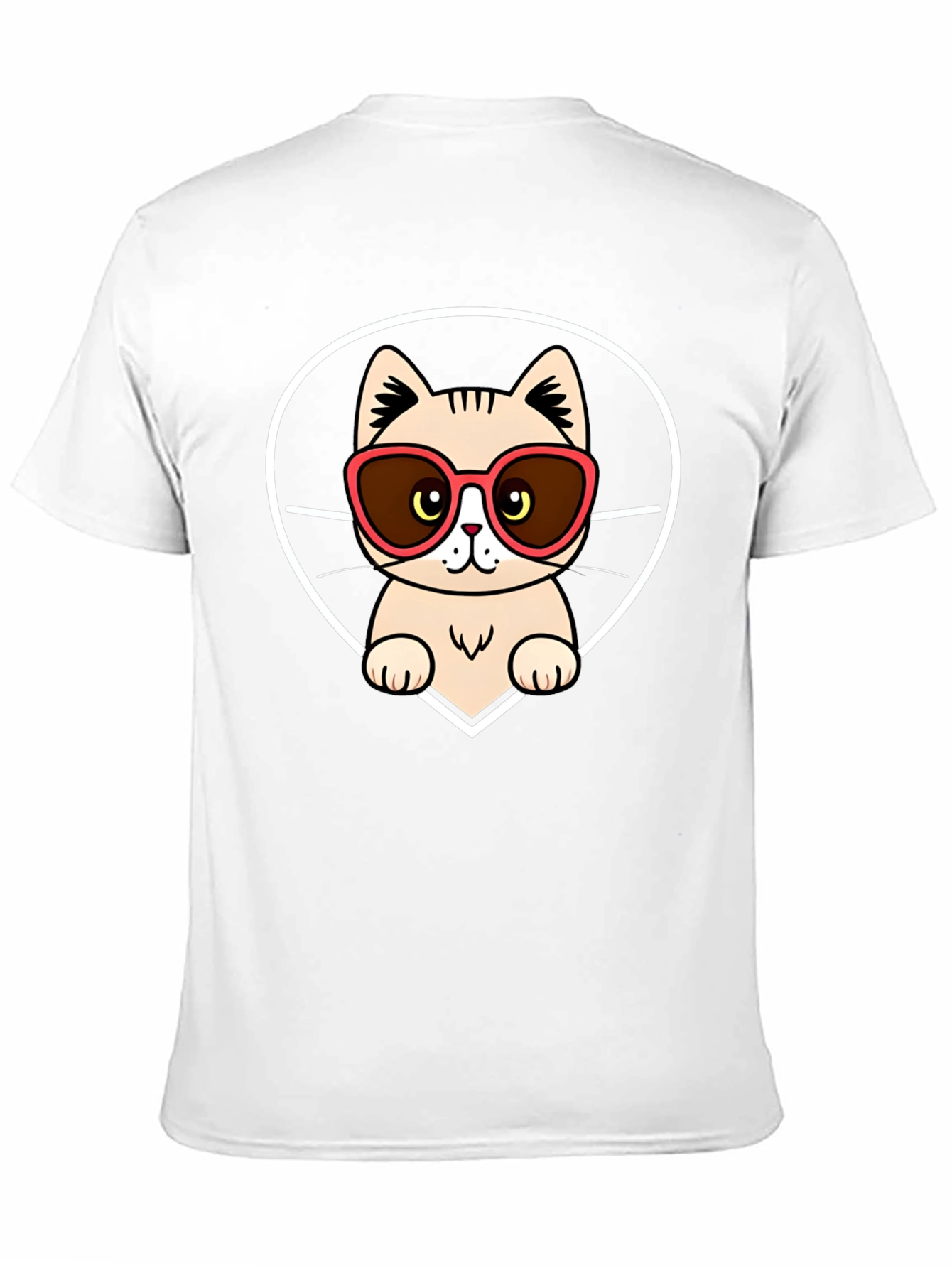Cool Cat in Shades Graphic Tee - Black