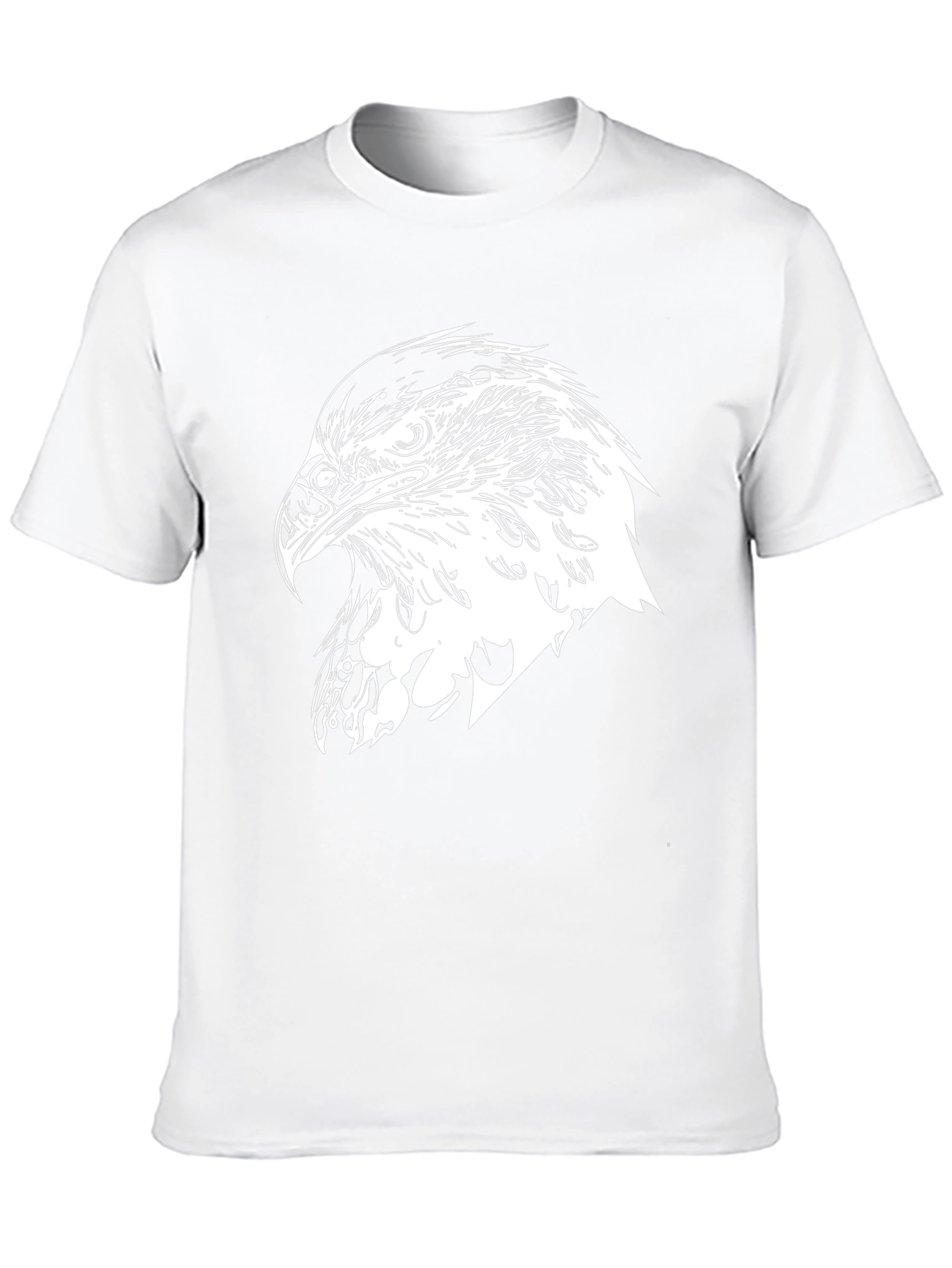 Mens Black T-Shirt - Eagle Graphic Tee