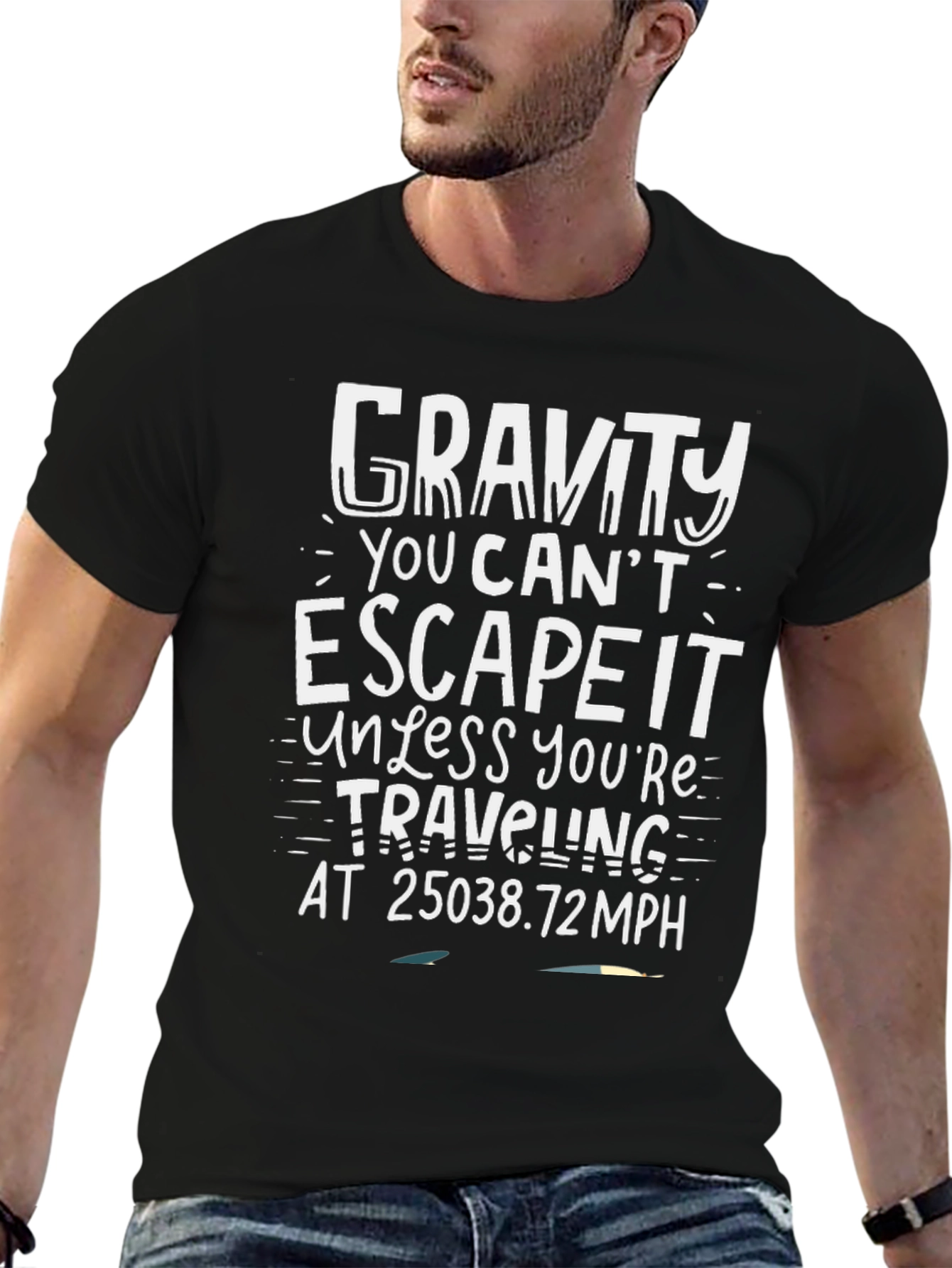 Gravity Escape Funny Graphic T-Shirt