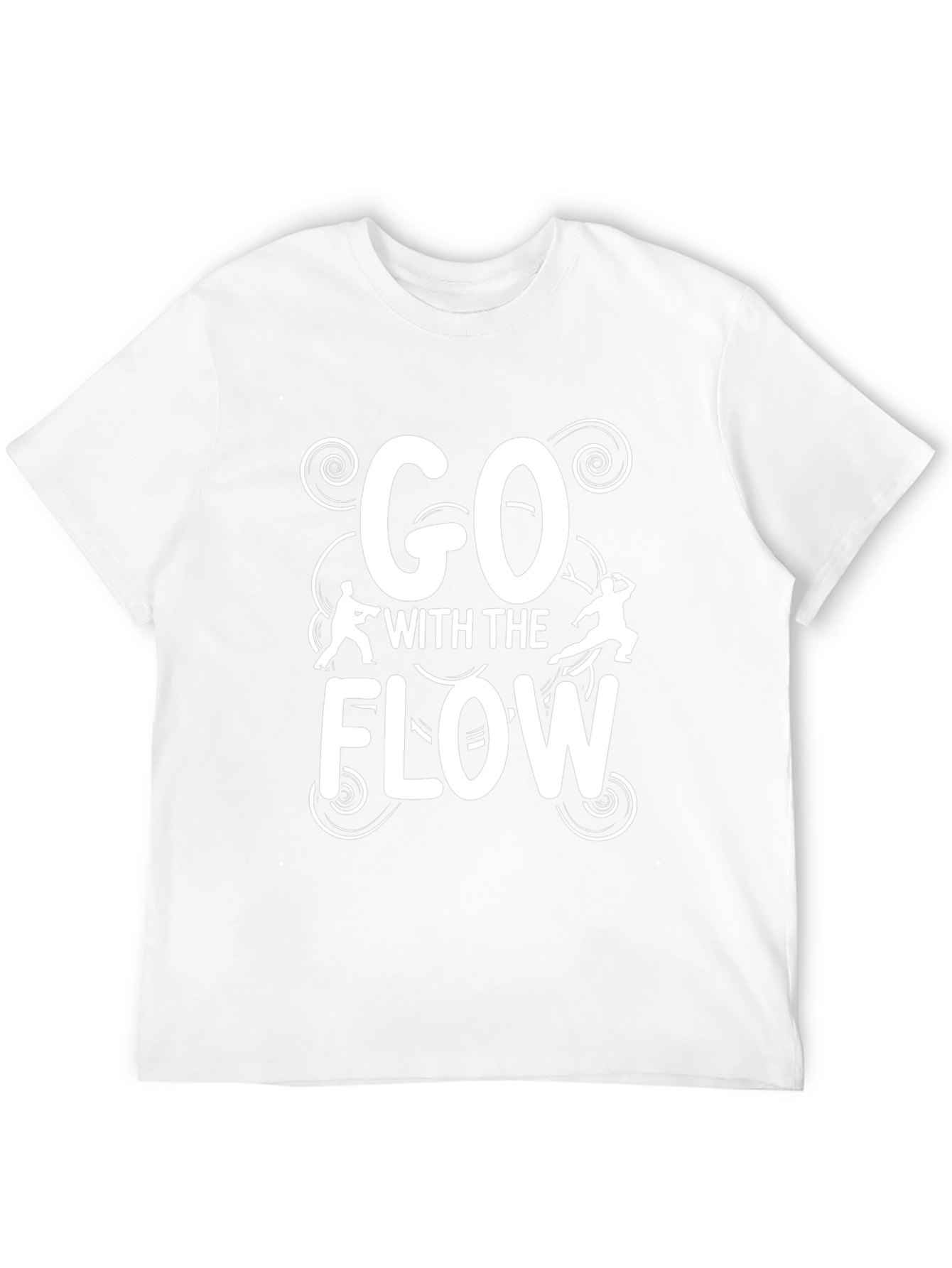 Go With The Flow Black Graphic Tee