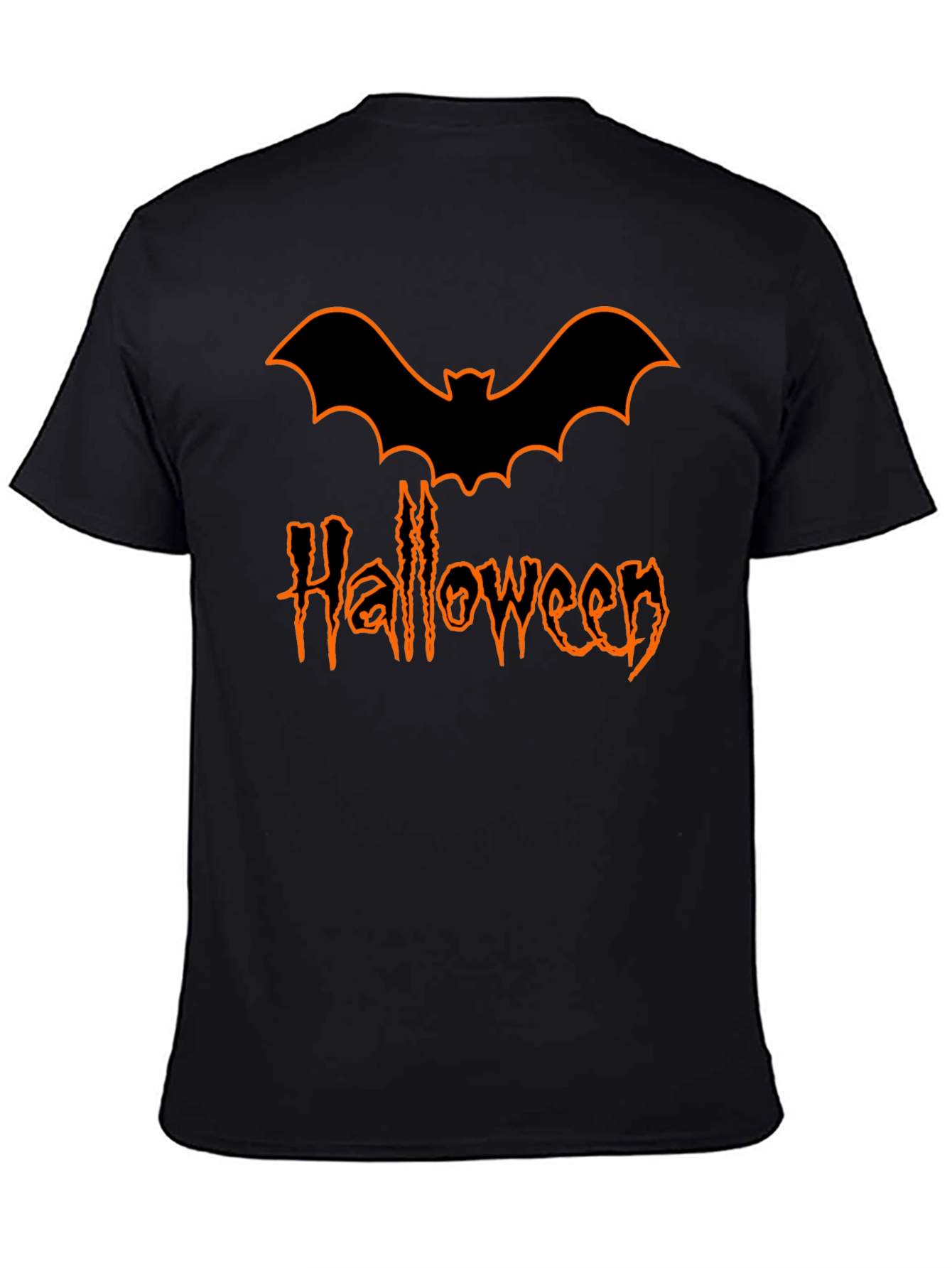 Halloween Bat Graphic T-Shirt - Spooky Season Apparel