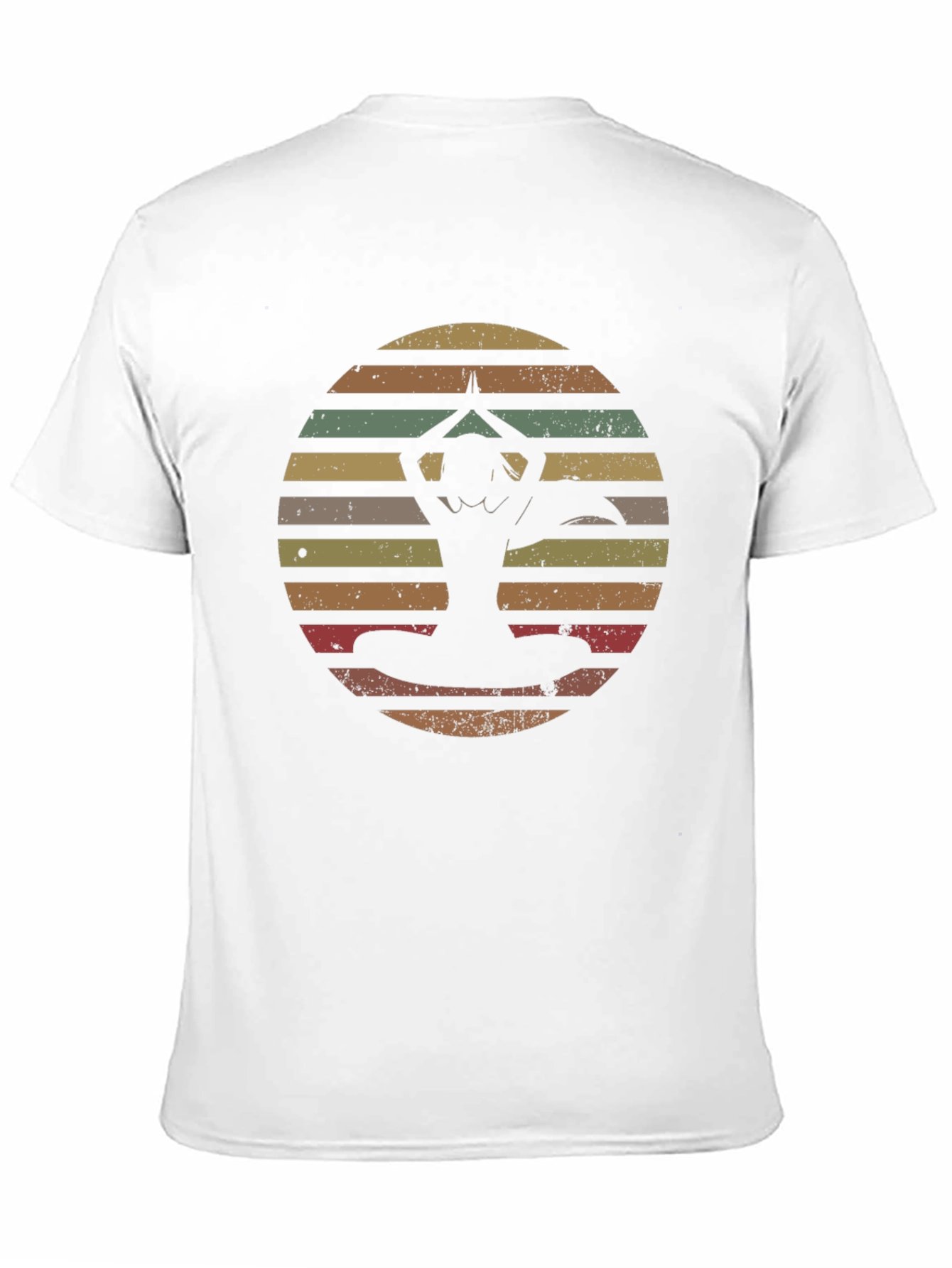 Retro Yoga Silhouette T-Shirt